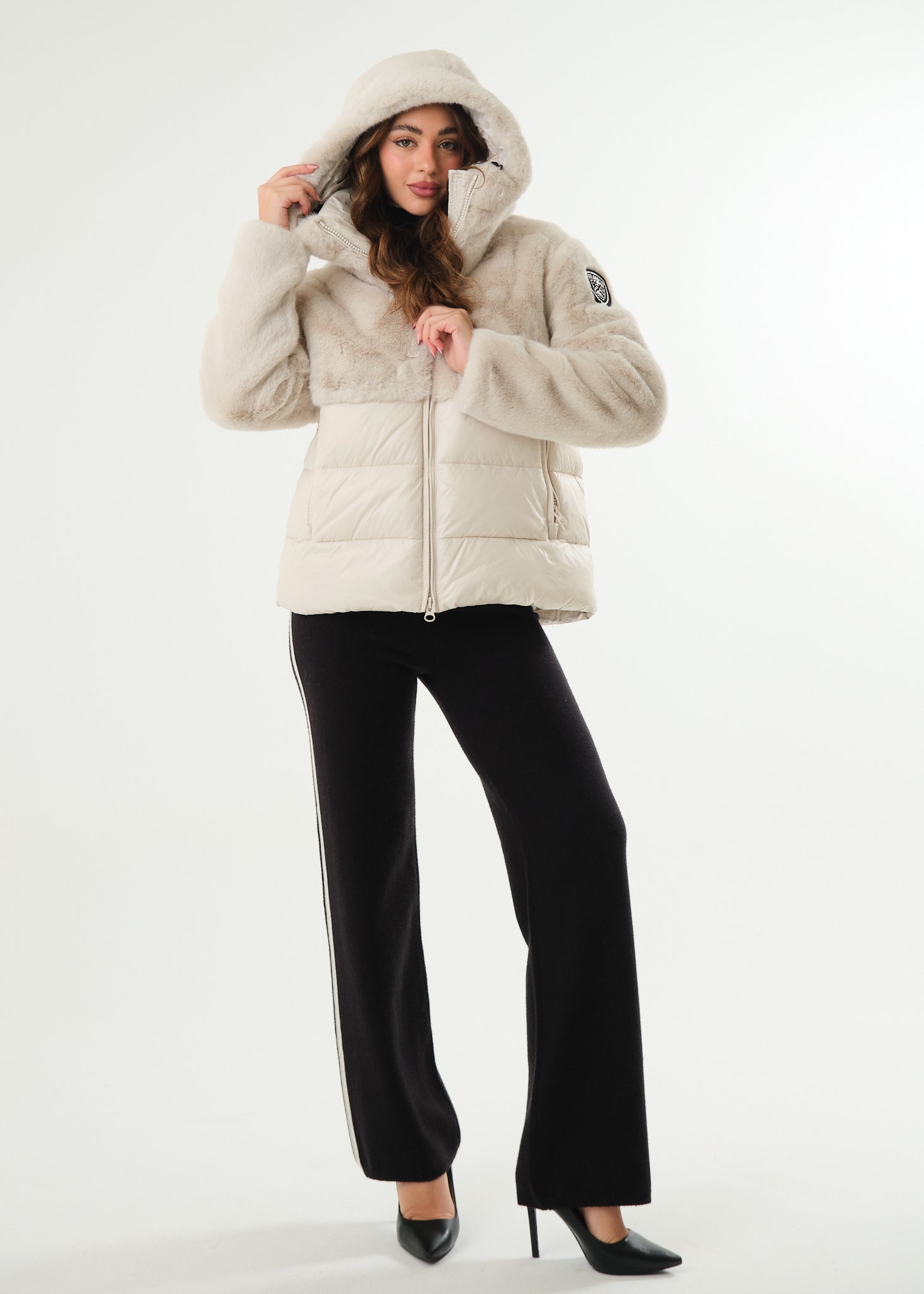 Piumino Fanevil con ecopelliccia