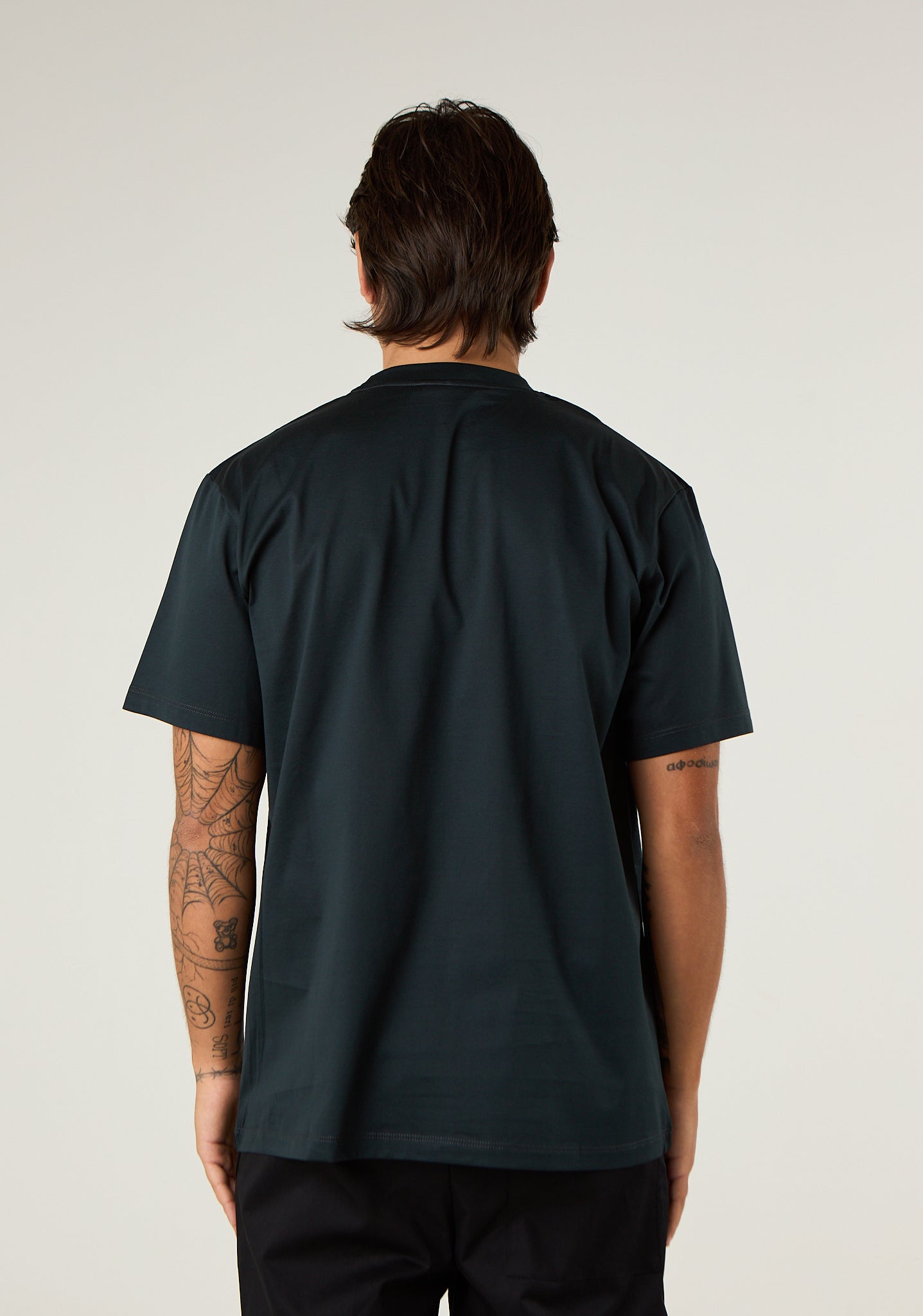 T-shirt basic in filo di scozia
