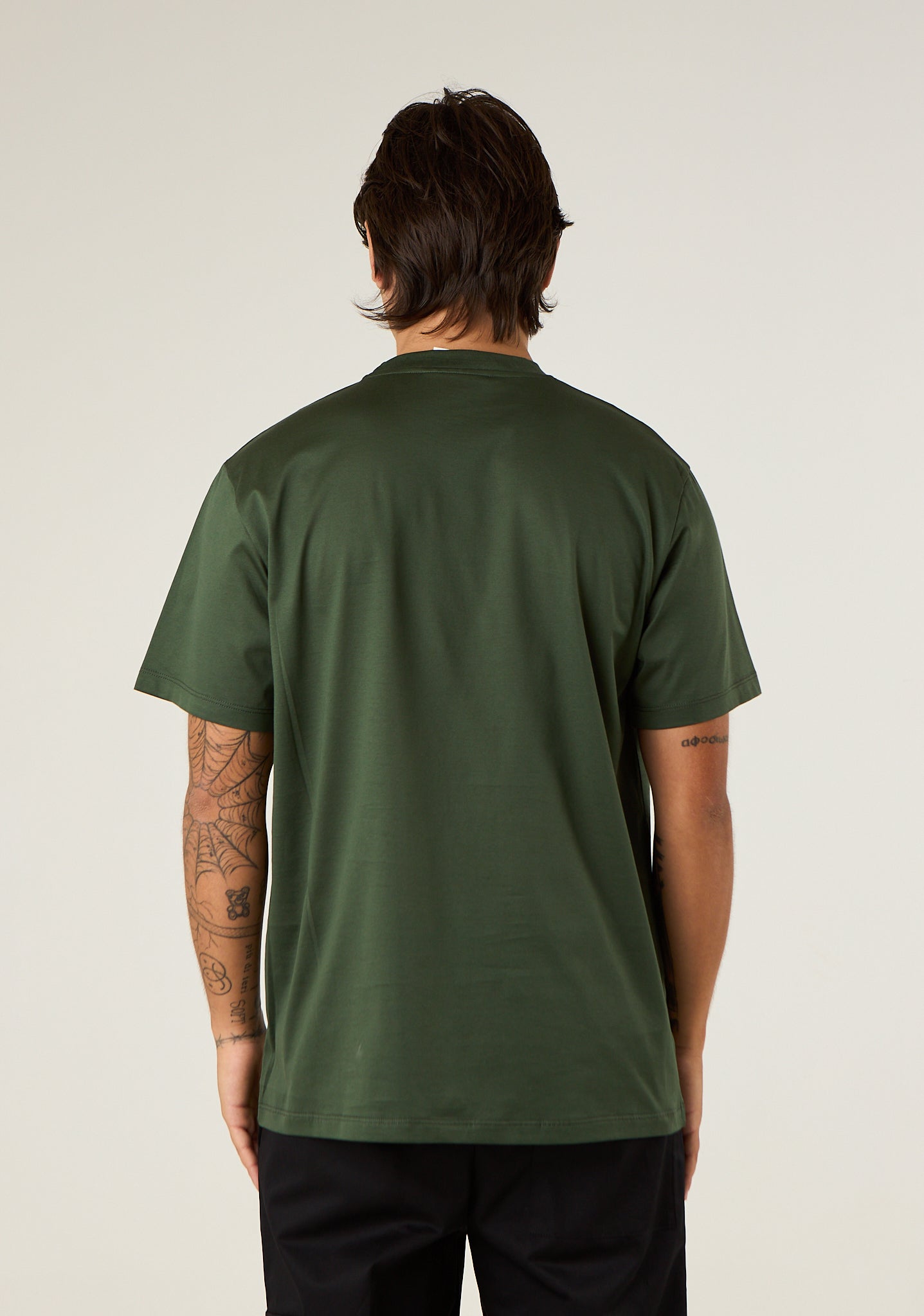 T-shirt basic in filo di scozia