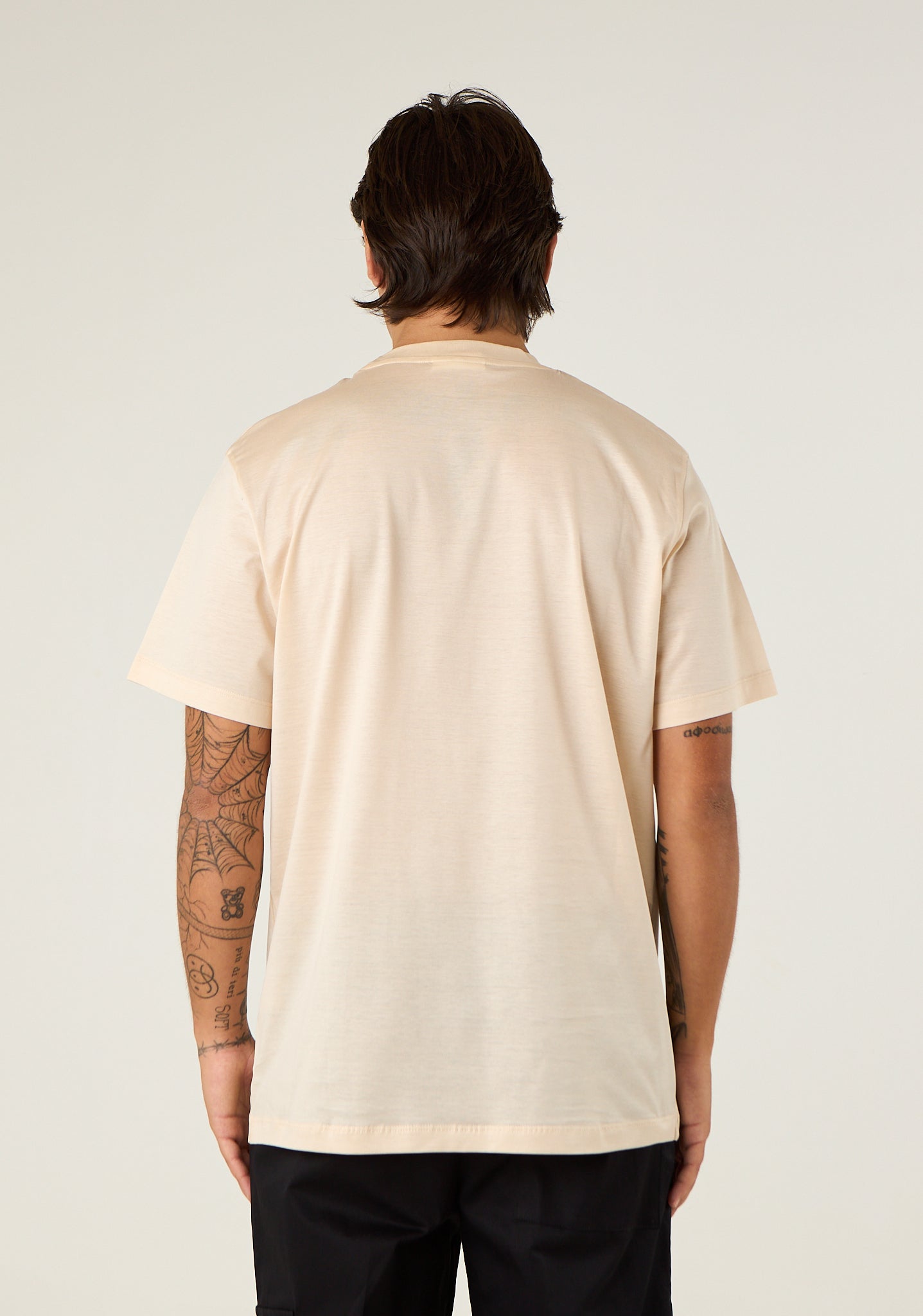 T-shirt basic in filo di scozia