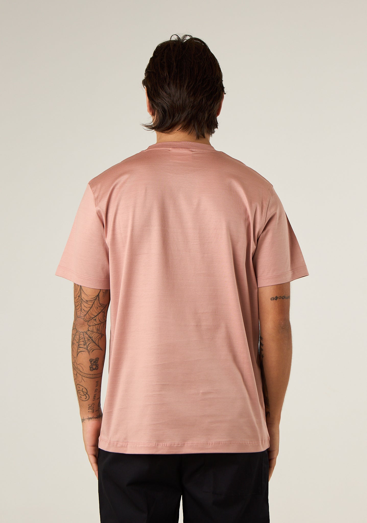 T-shirt basic in filo di scozia