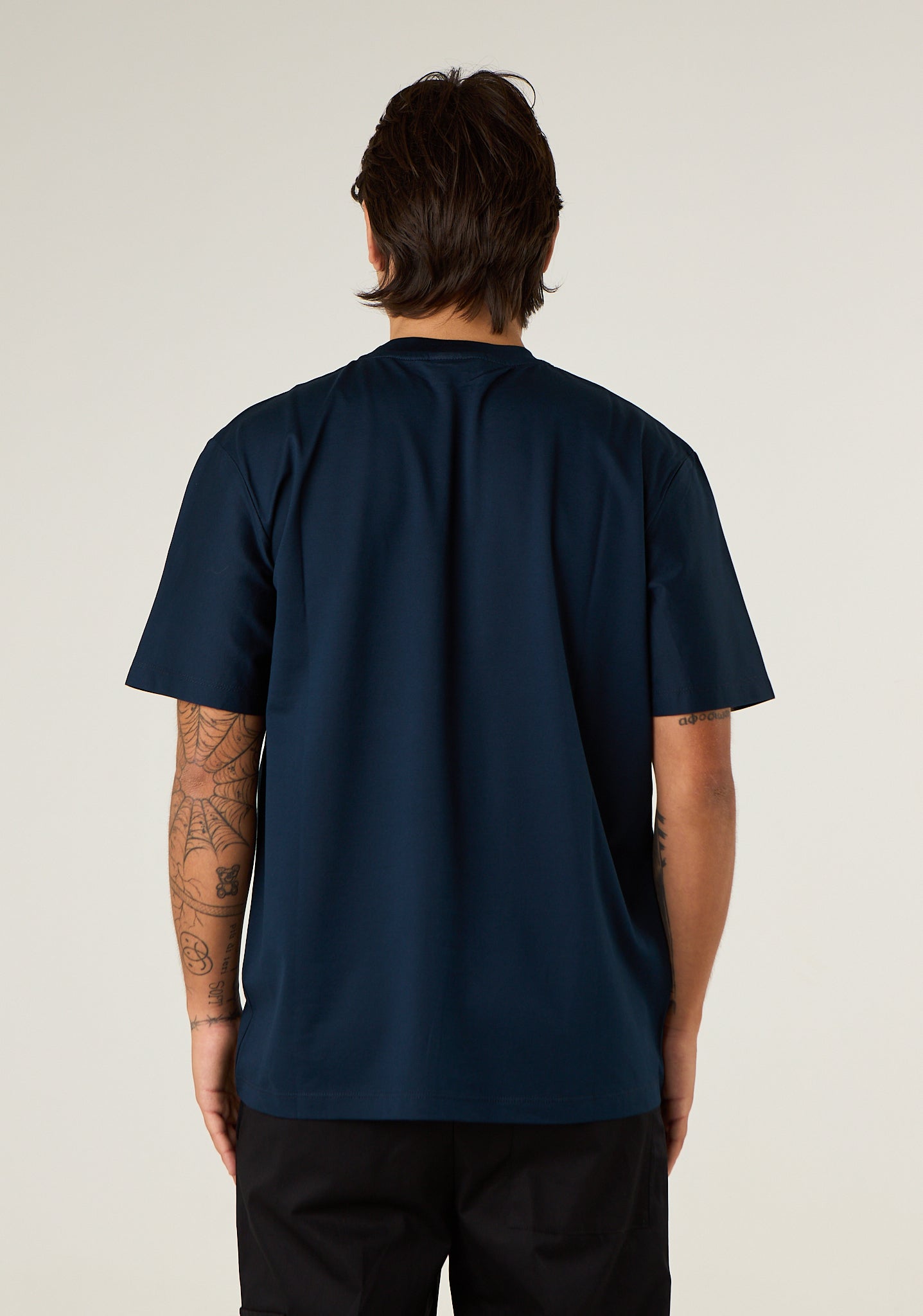 T-shirt basic in filo di scozia