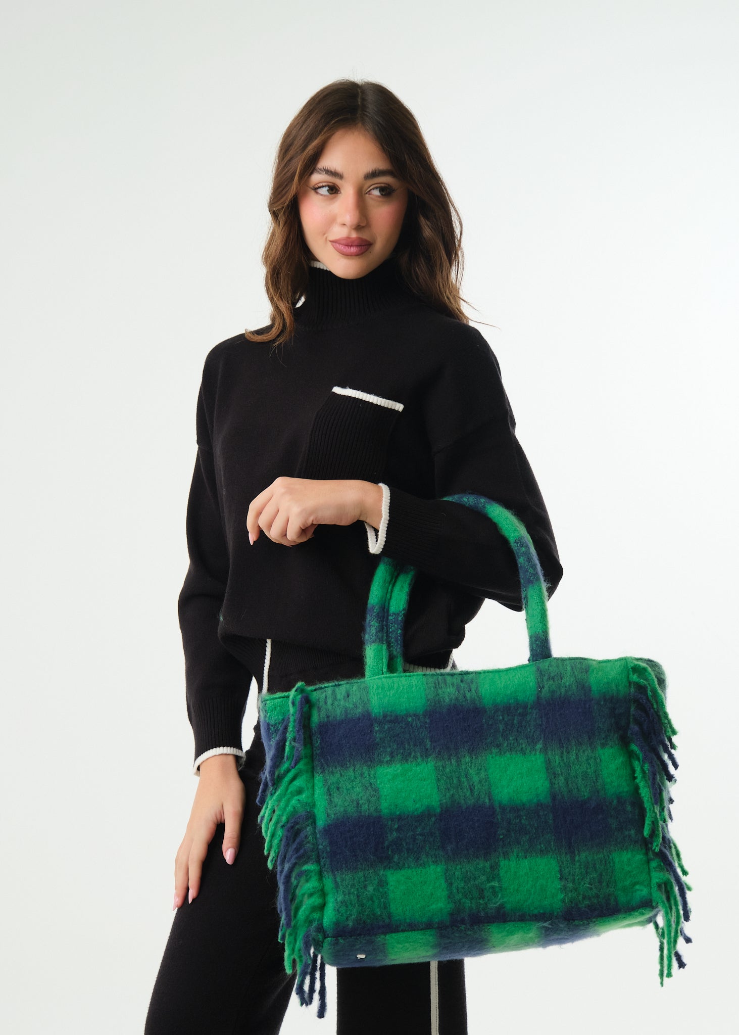 Borsa Vanity Blanket Check