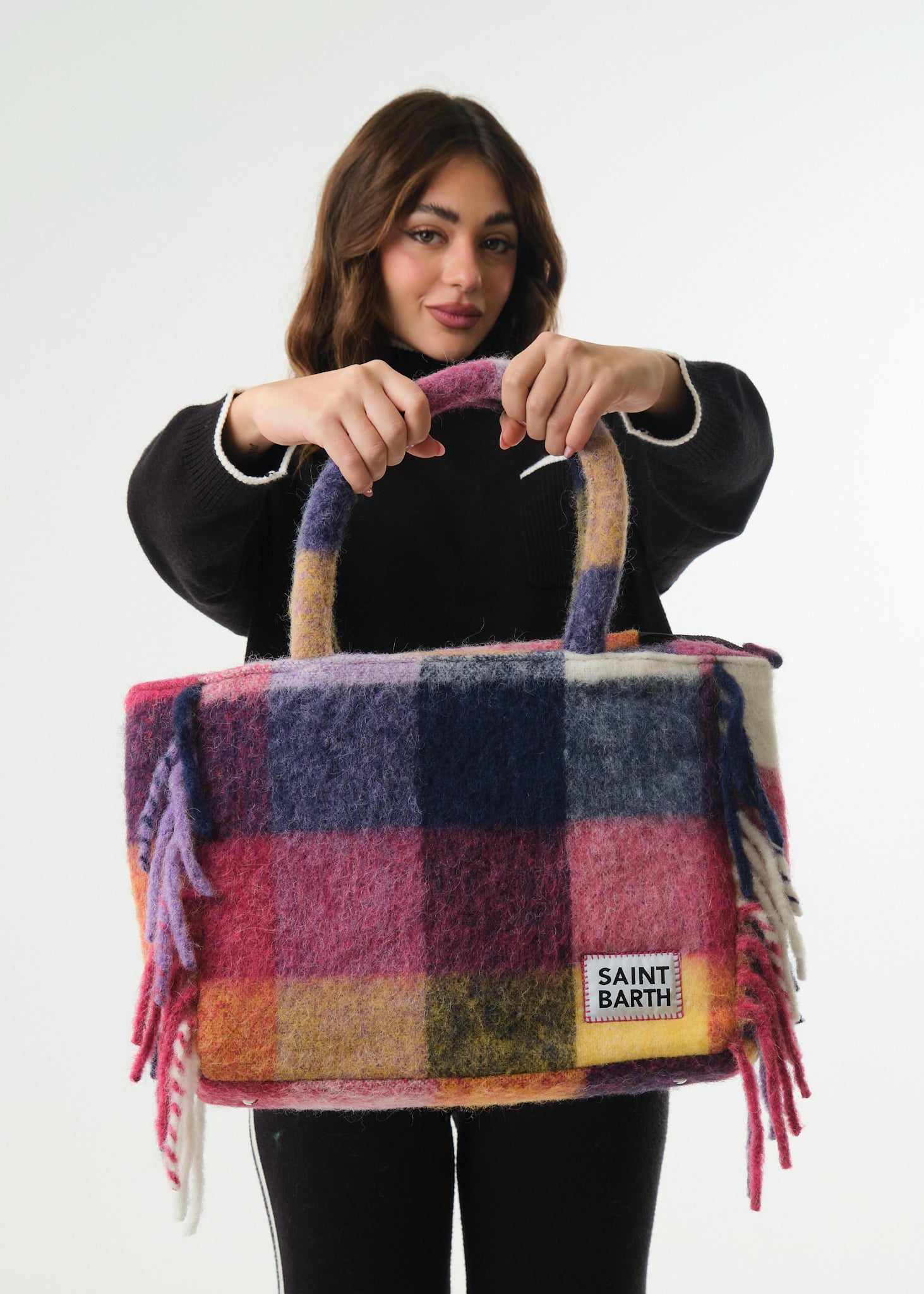 Borsa Vanity Blanket Check Multic