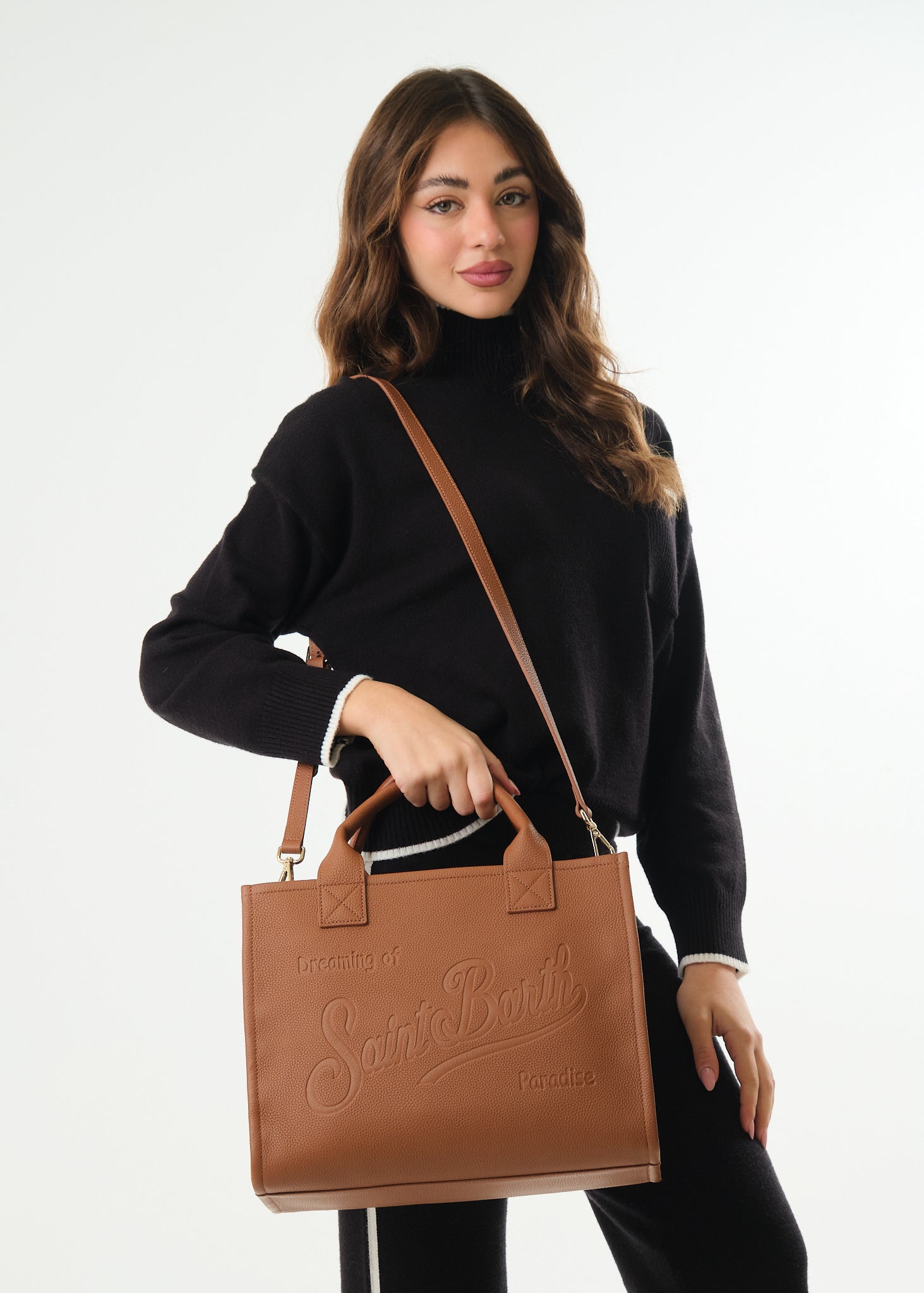 Borsa Vanity Bag Large Grain Leather