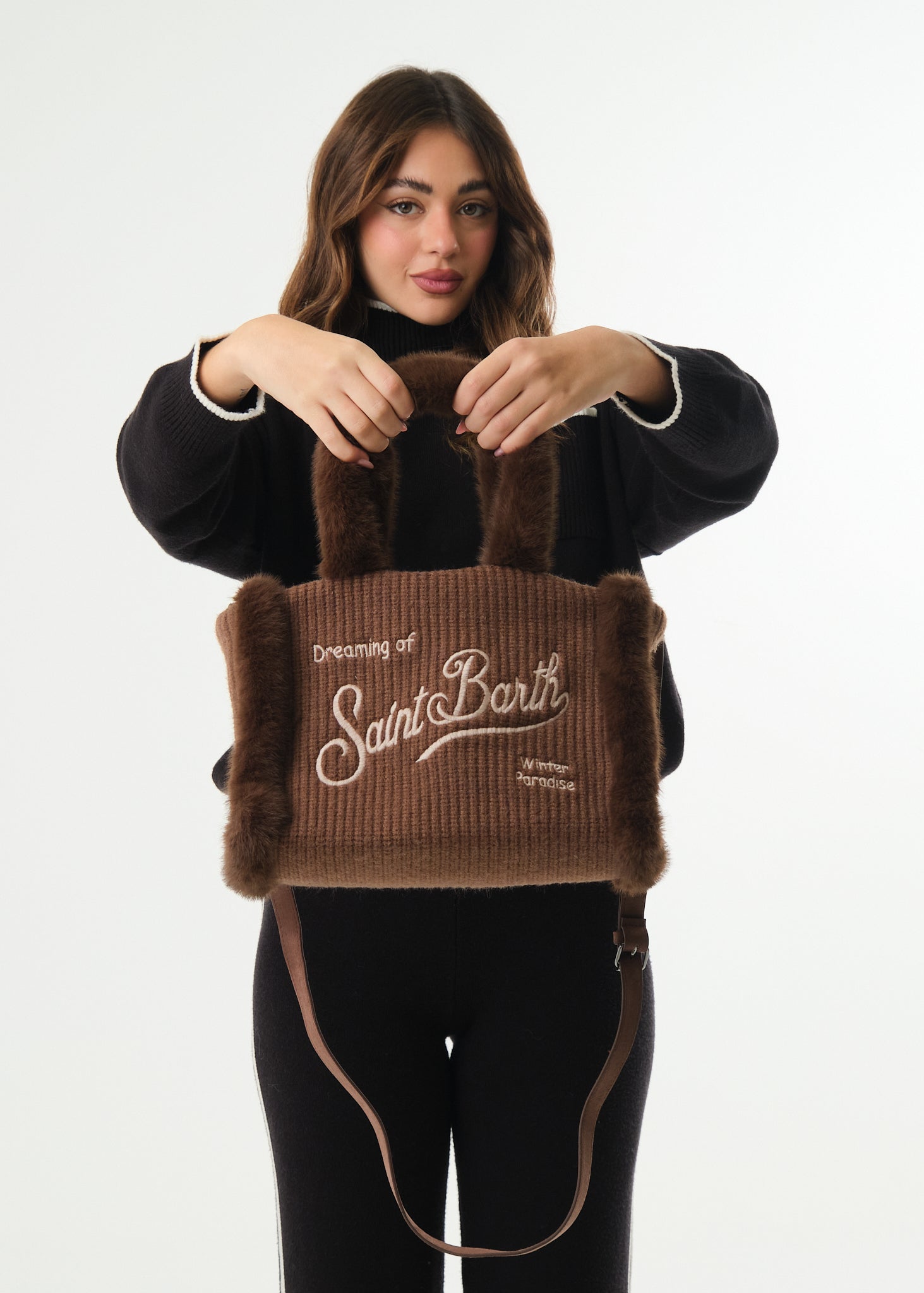 Borsa Colette Shearling Rib Fur