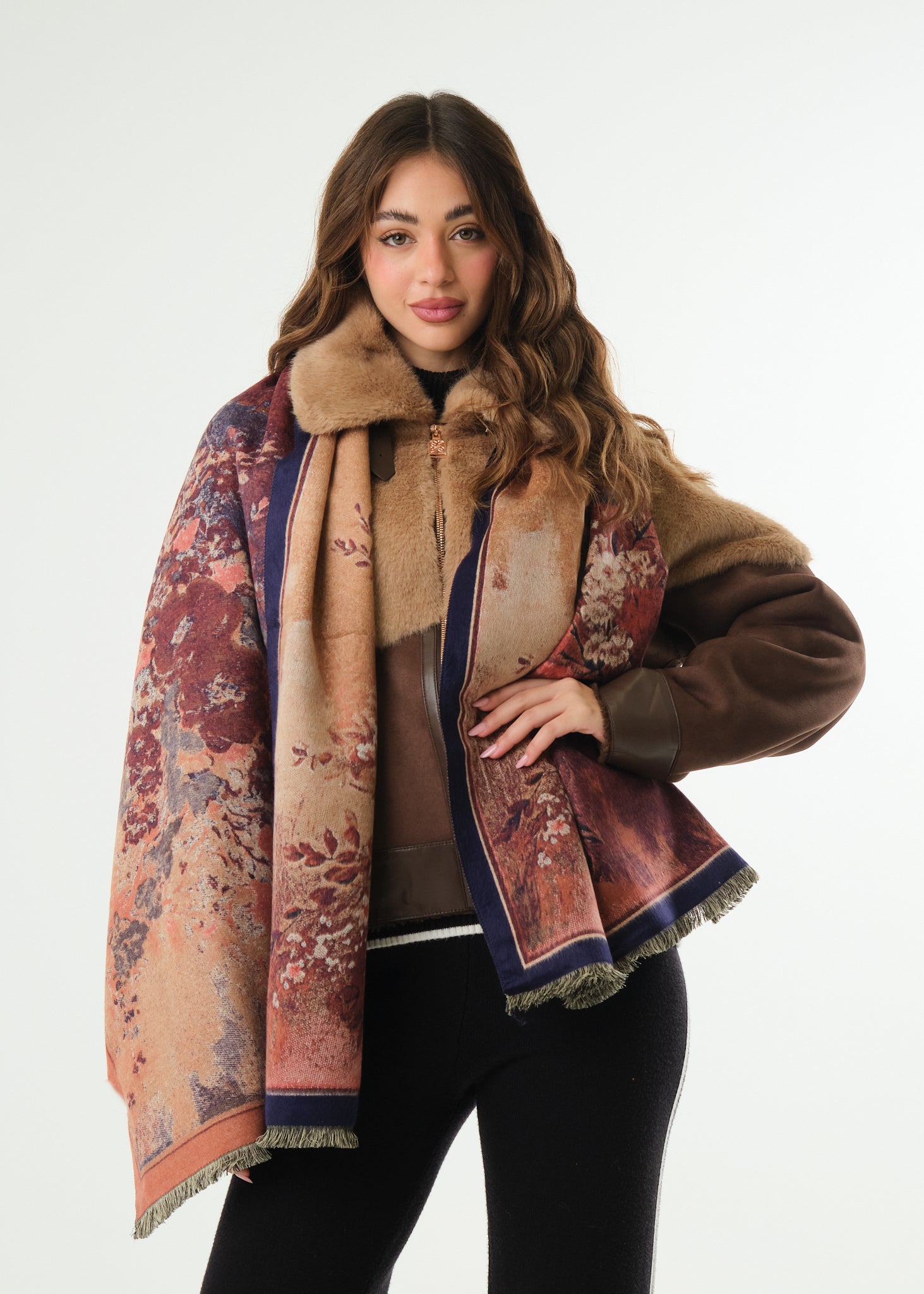 Pashmina double face