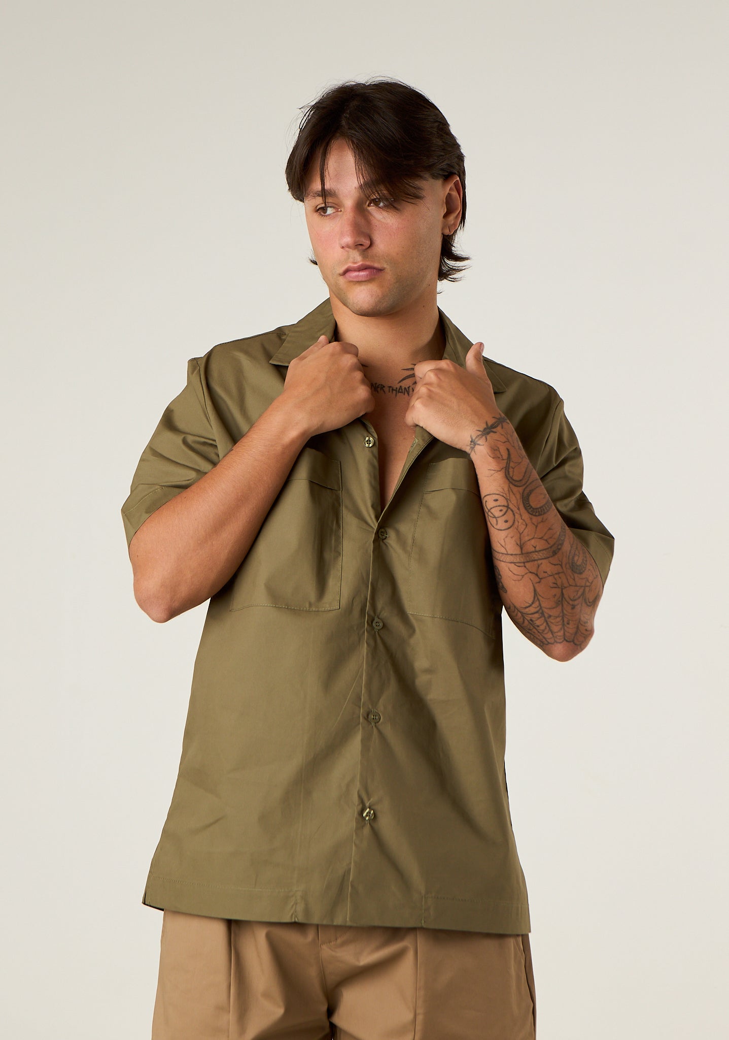 Camicia in popeline