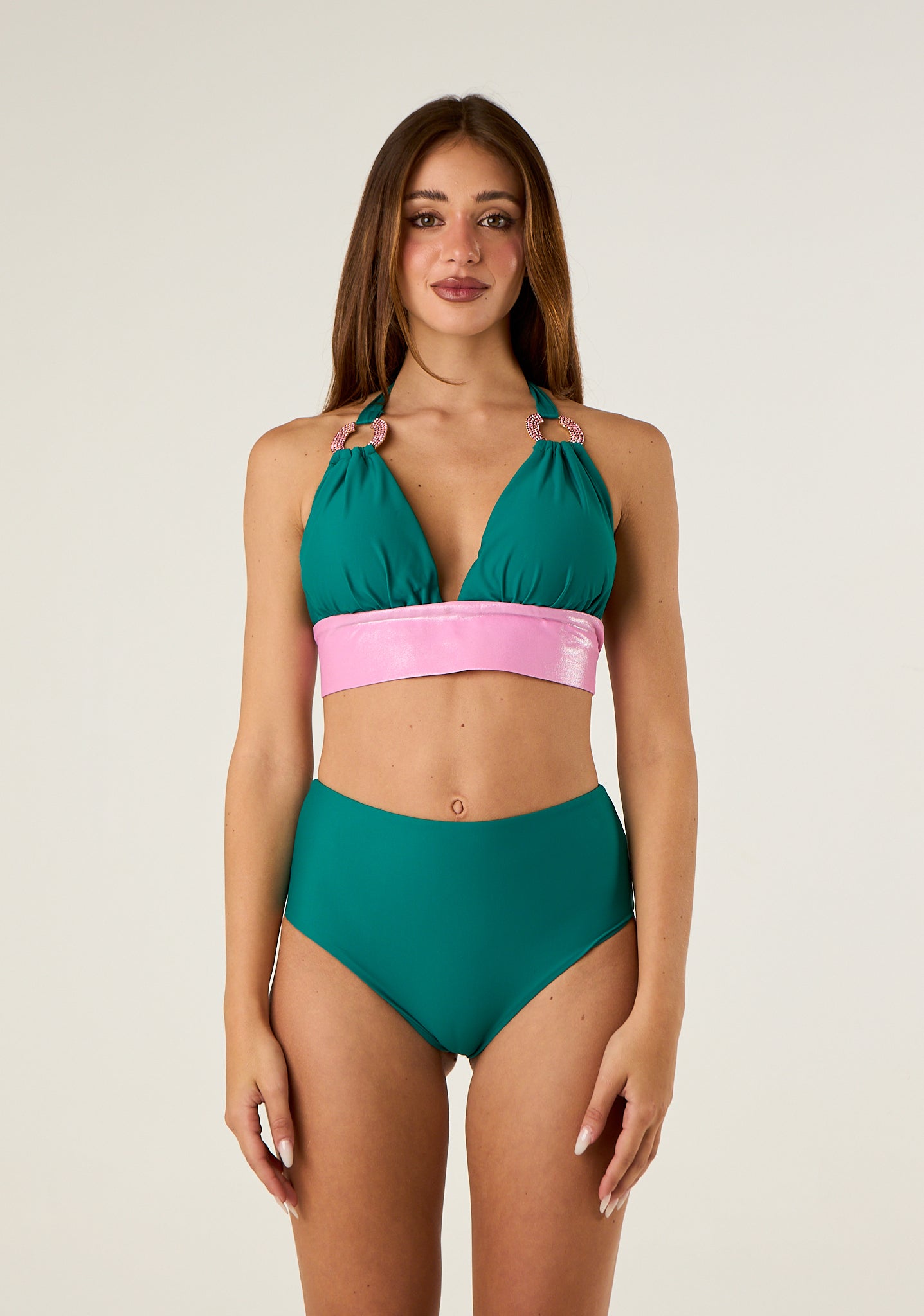 Costume bikini bicolor