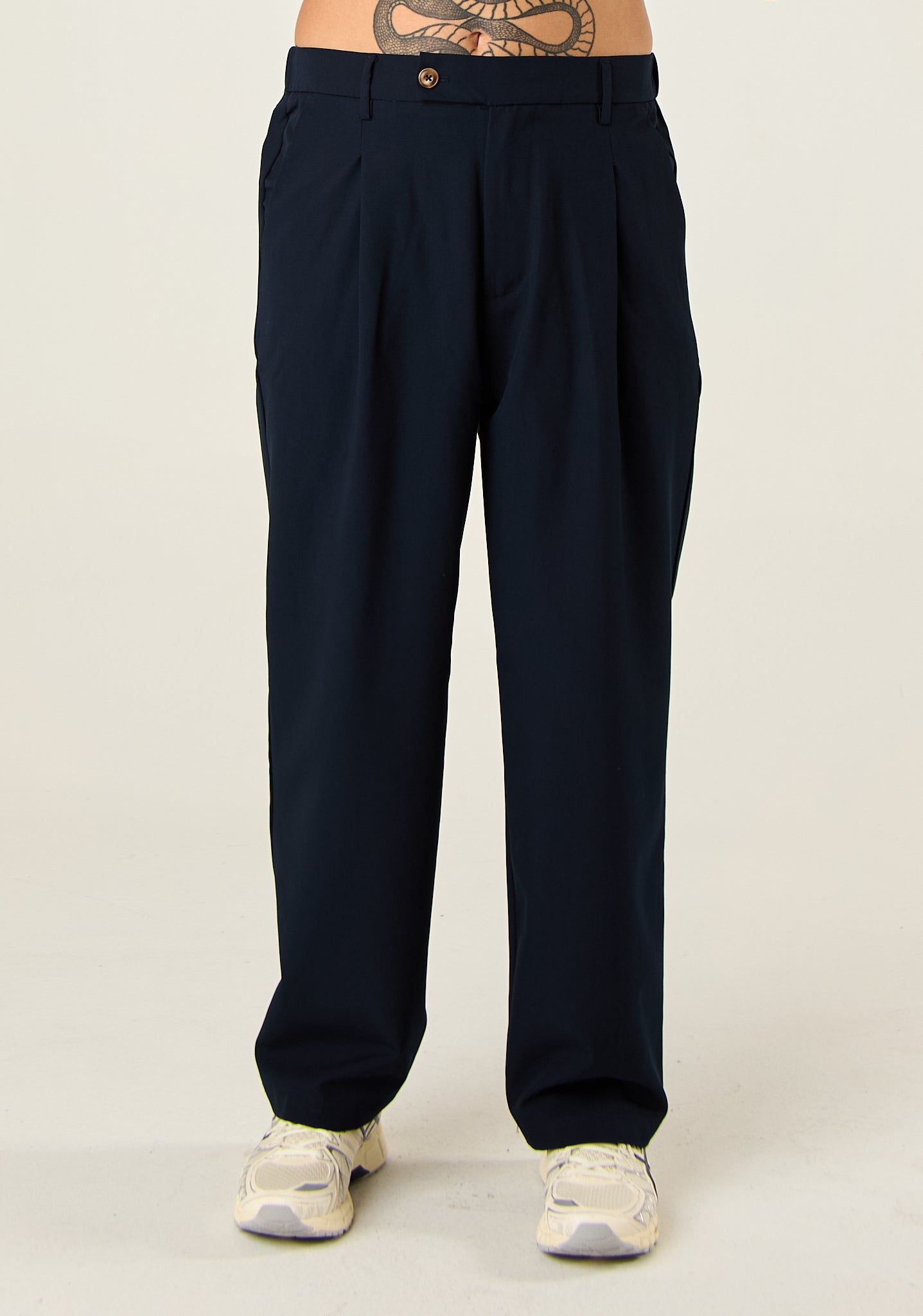 Pantalone a gamba morbida