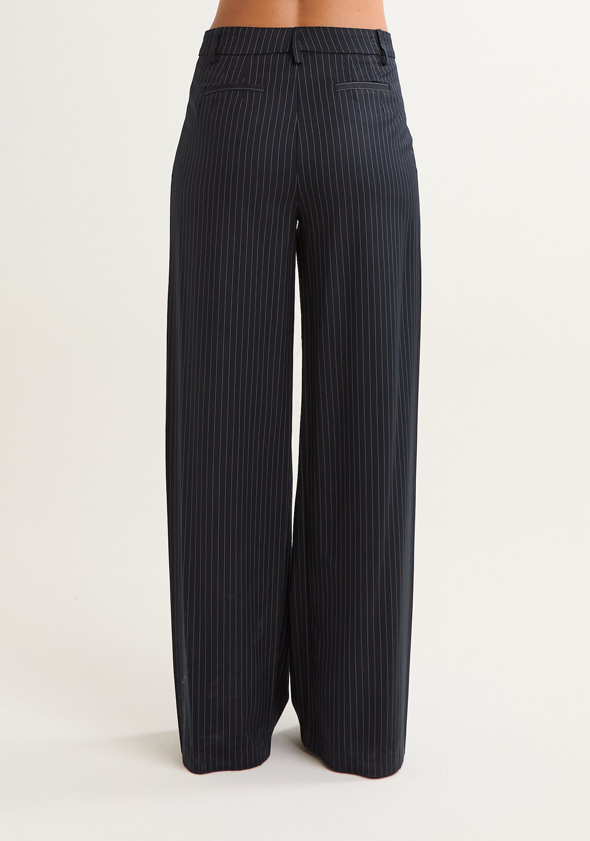 Pantalone palazzo gessato