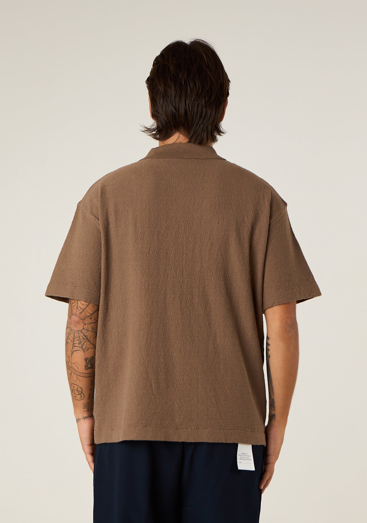 Polo in maglia a taglio over