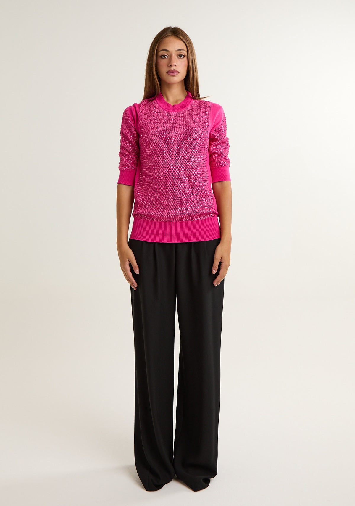Pullover full-strass