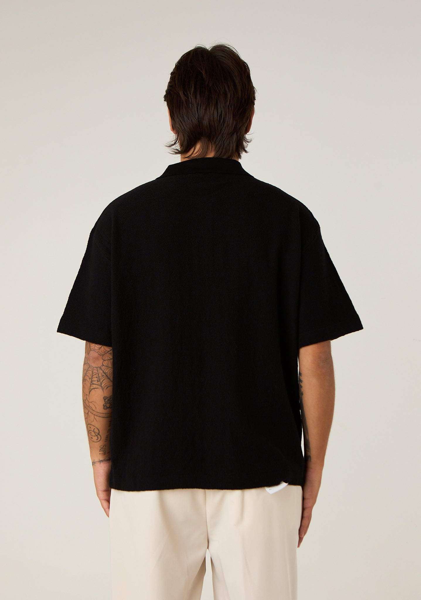 Polo in maglia a taglio over