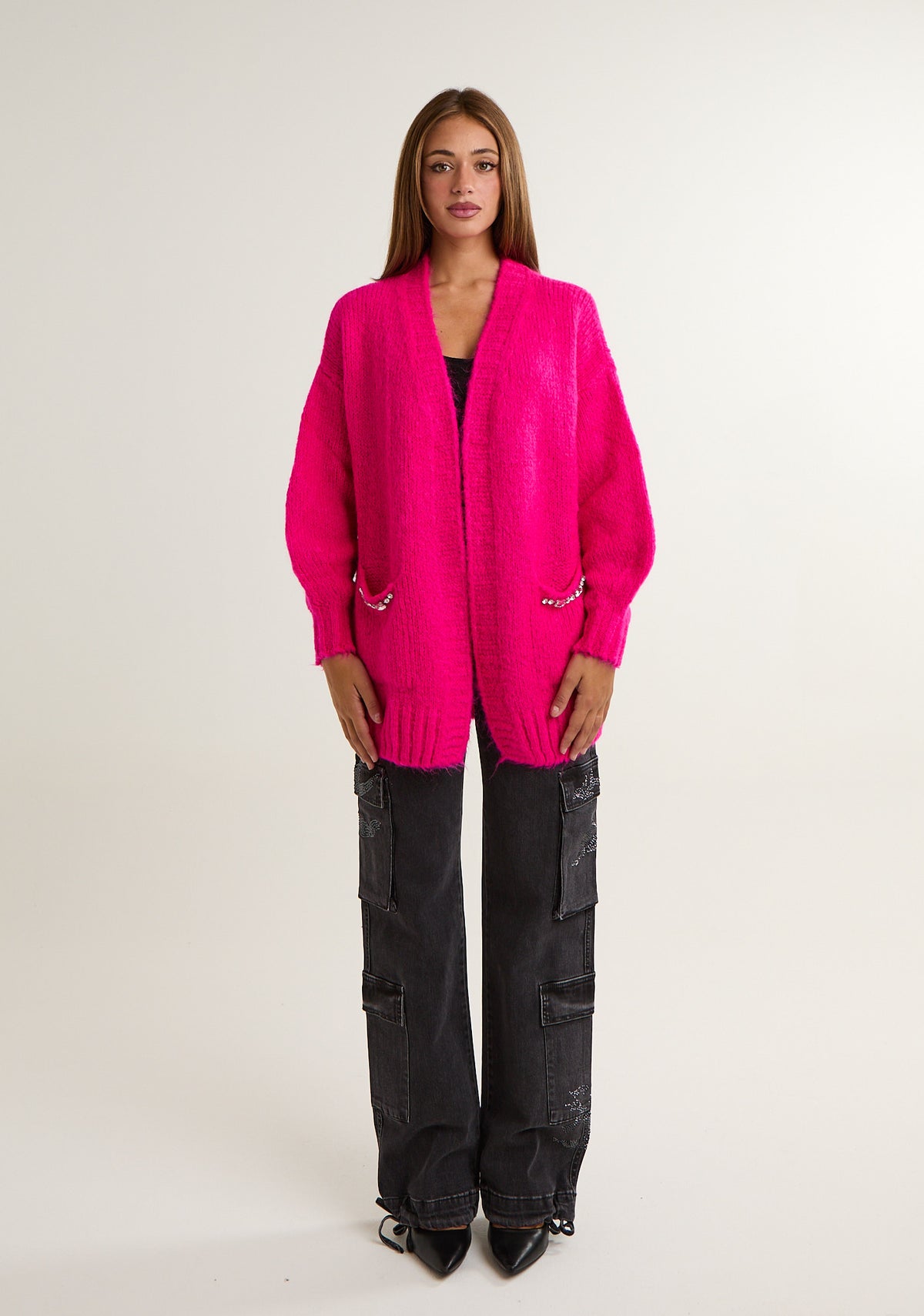 Cardigan in mohair