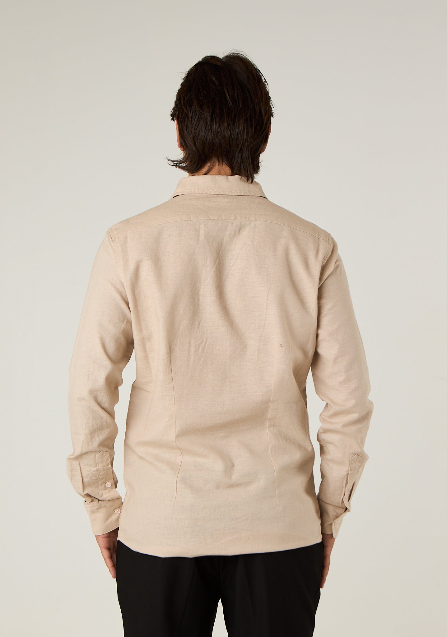 Camicia slim in cotone leggero