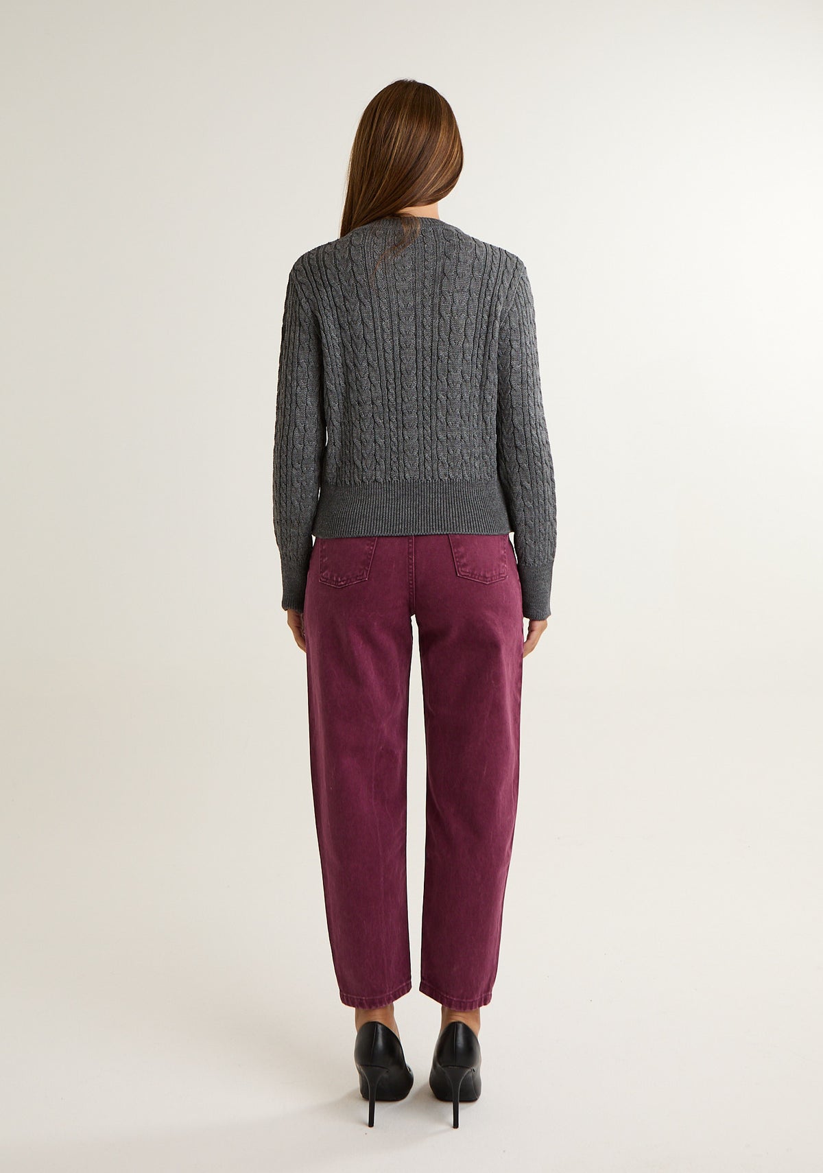 Cardigan con applicazioni a pioggia
