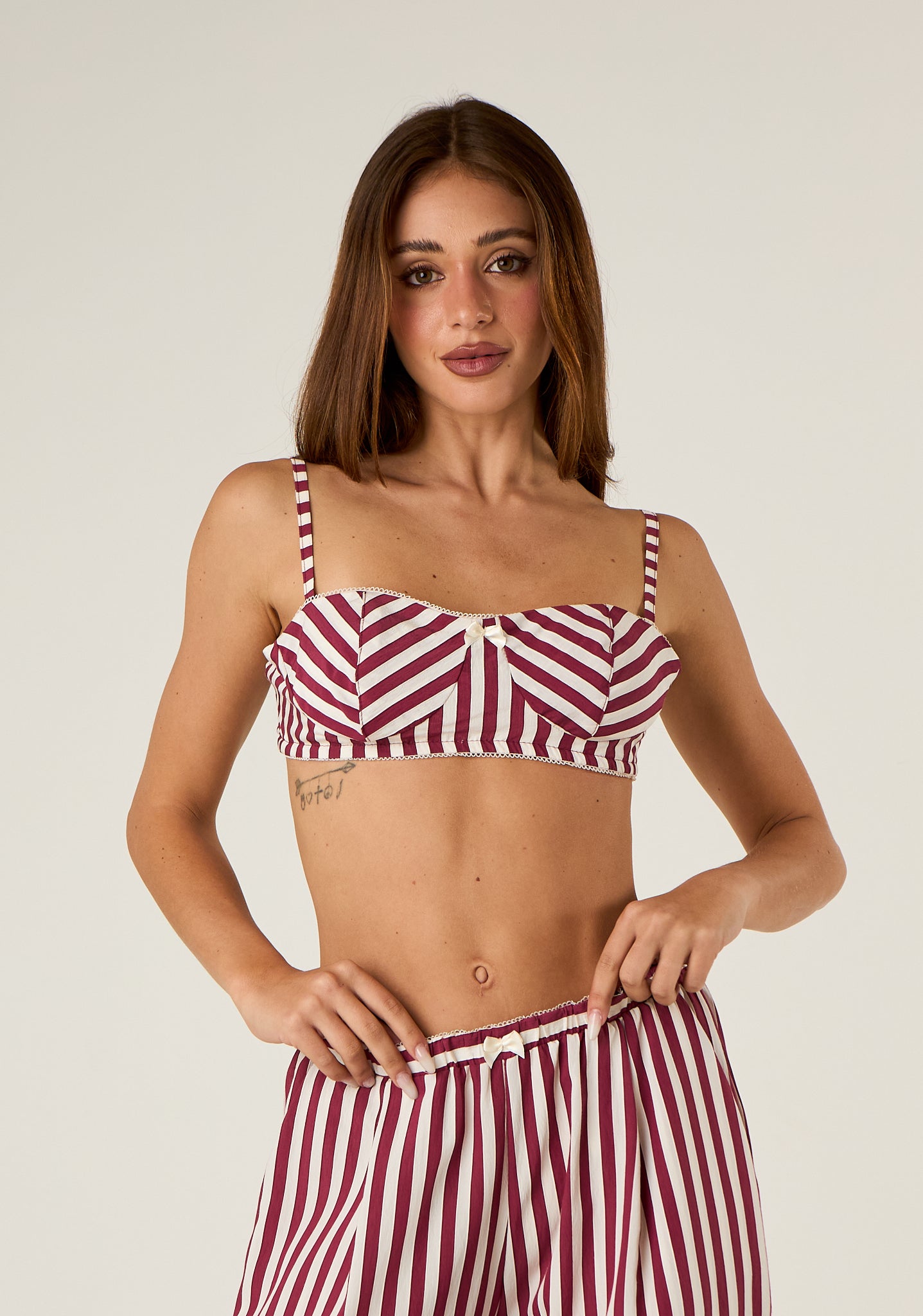 Bralette a righe