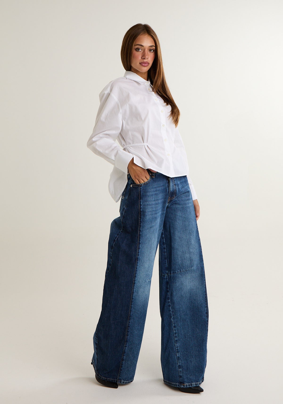 Jeans barrel fit Maite