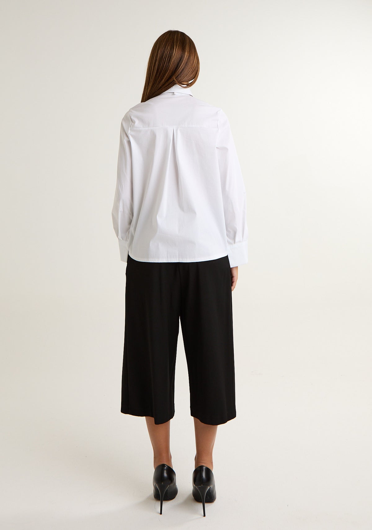 Camicia con fiocco in raso