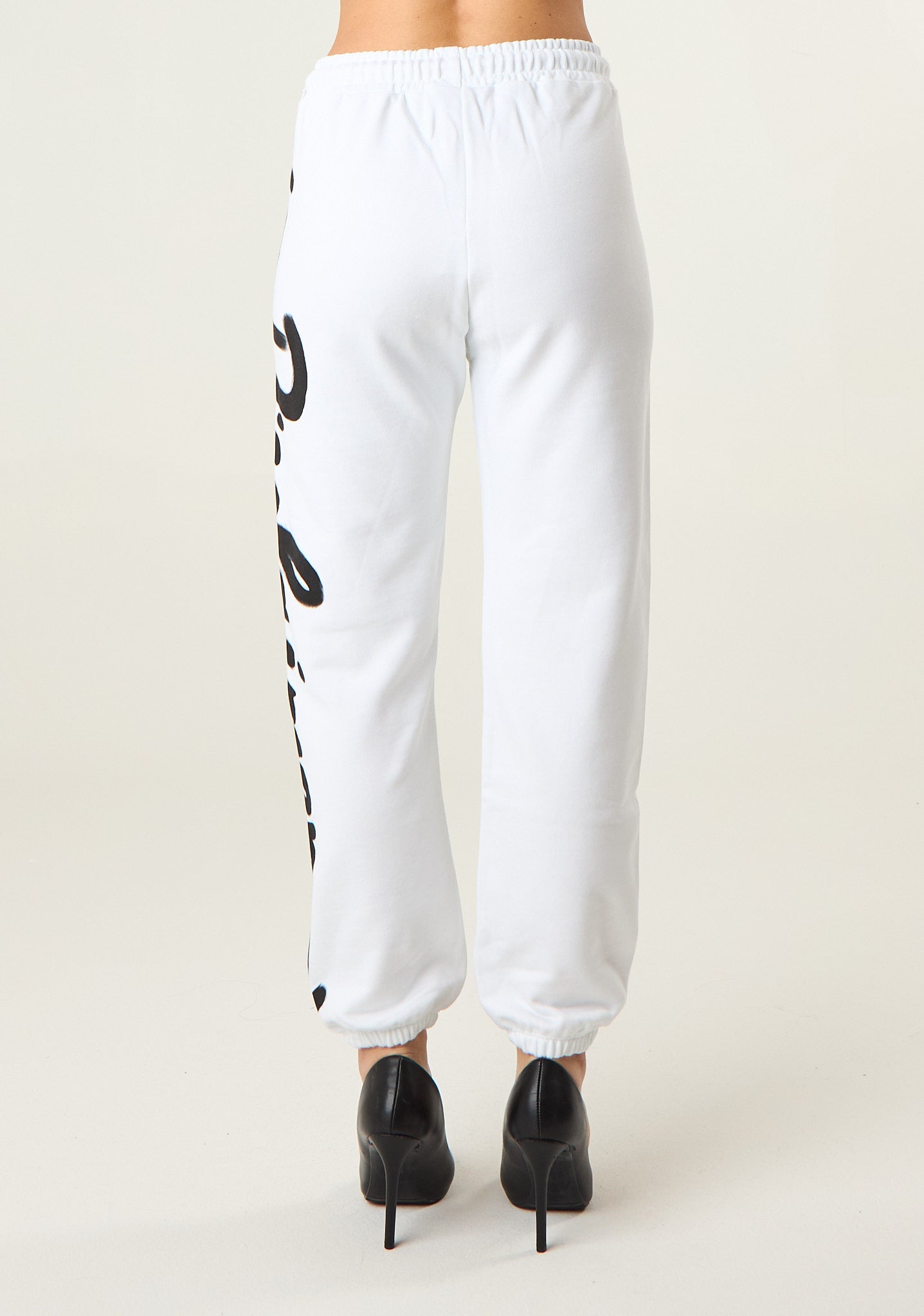 Pantalone tuta con stampa laterale