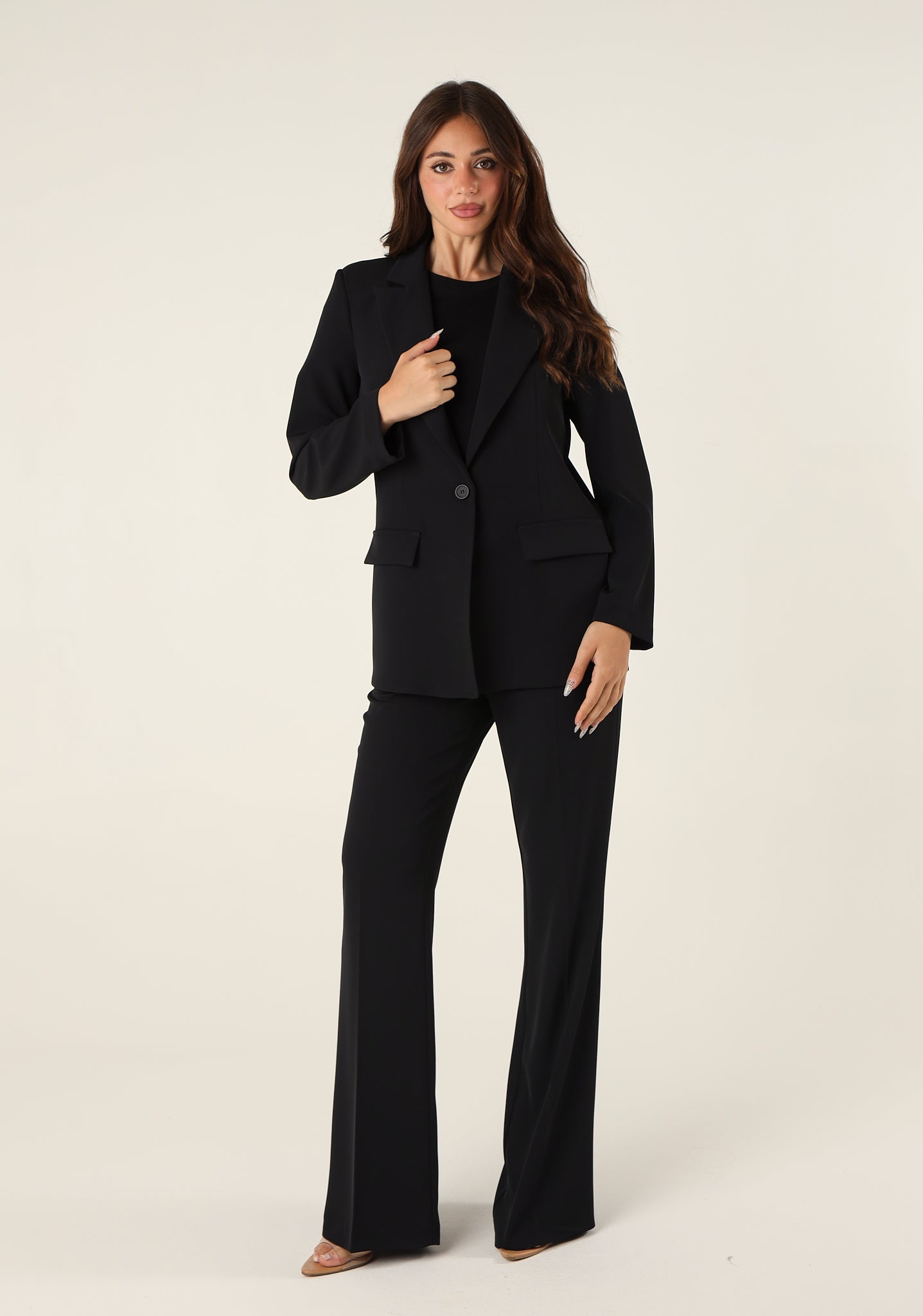 Pantalone a trombetta da completo