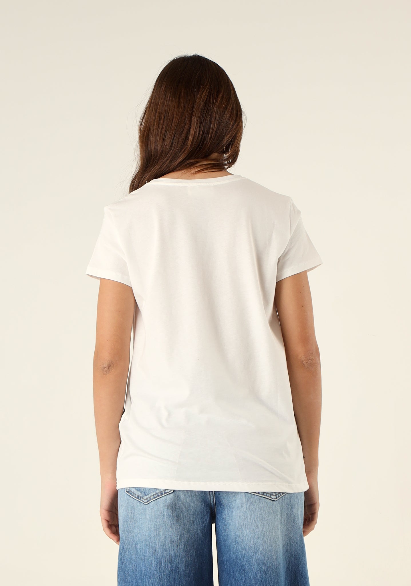 T-shirt con stampa frontale