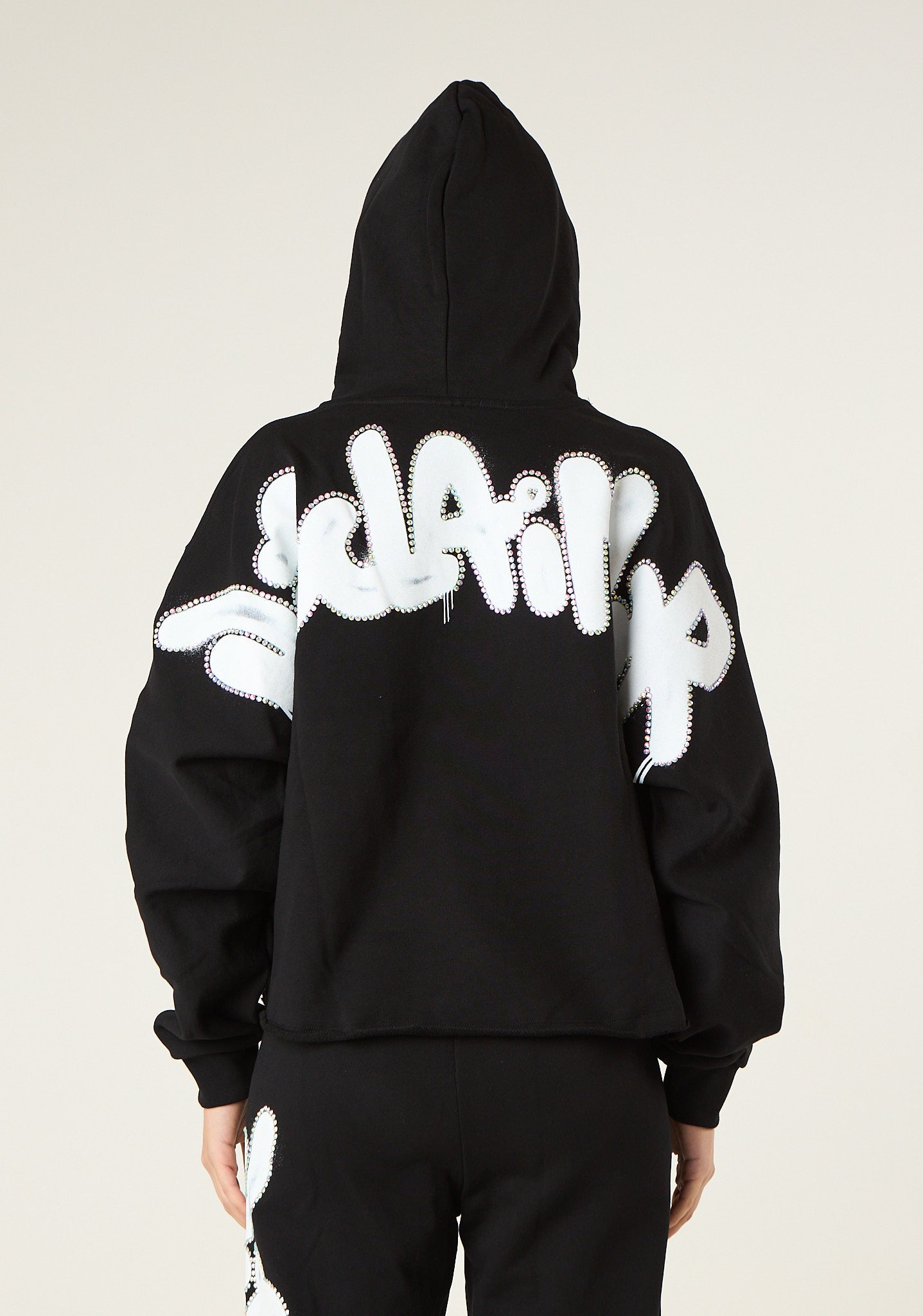 Felpa con maxi stampa posteriore