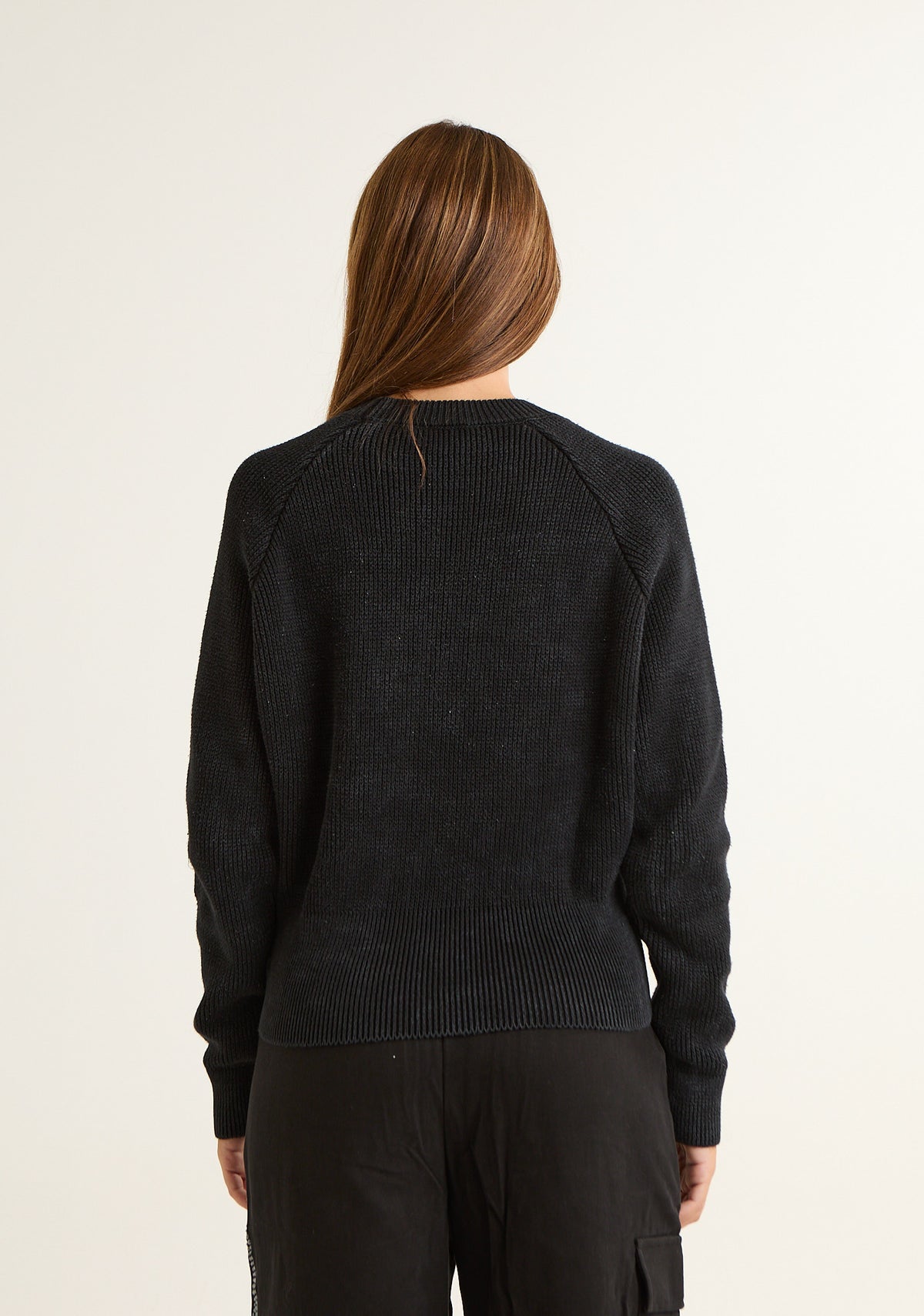 Maglia girocollo in tricot