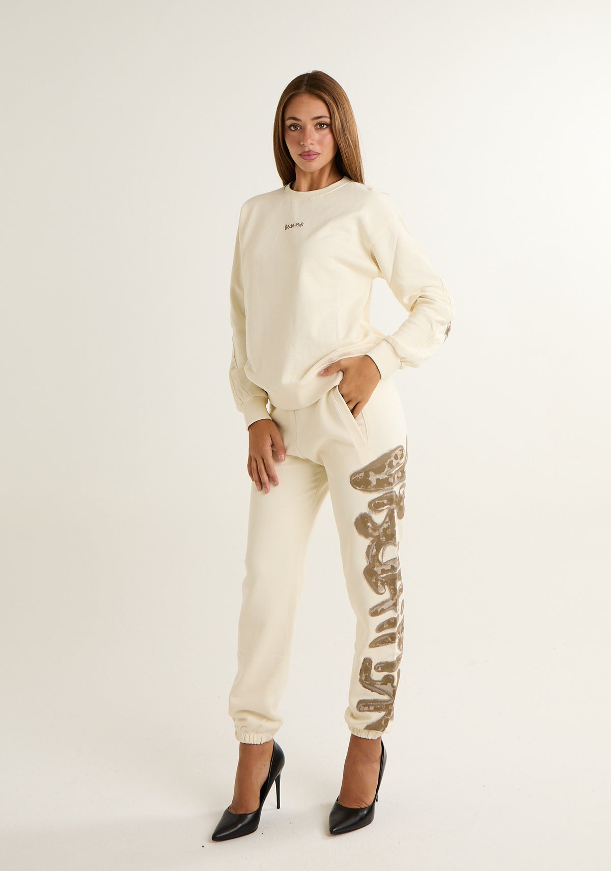 Pantalone tuta con stampa street