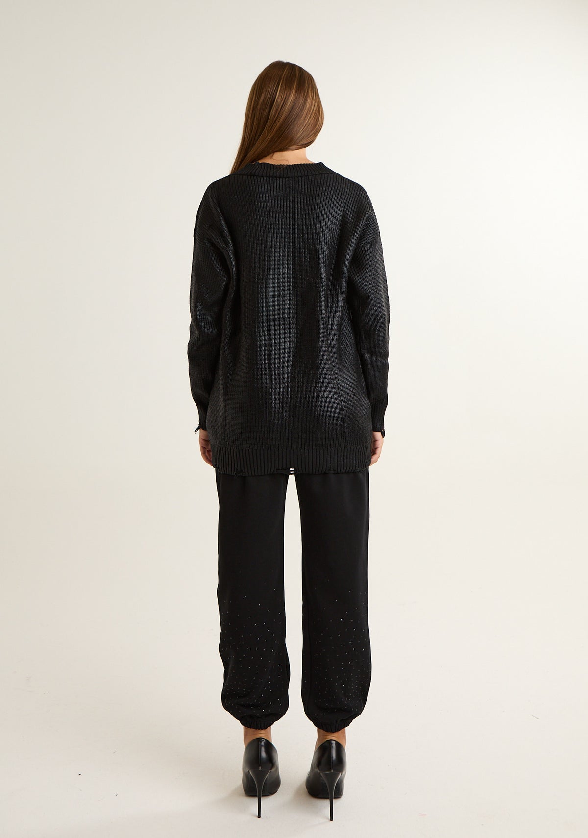 Cardigan in maglia spessa