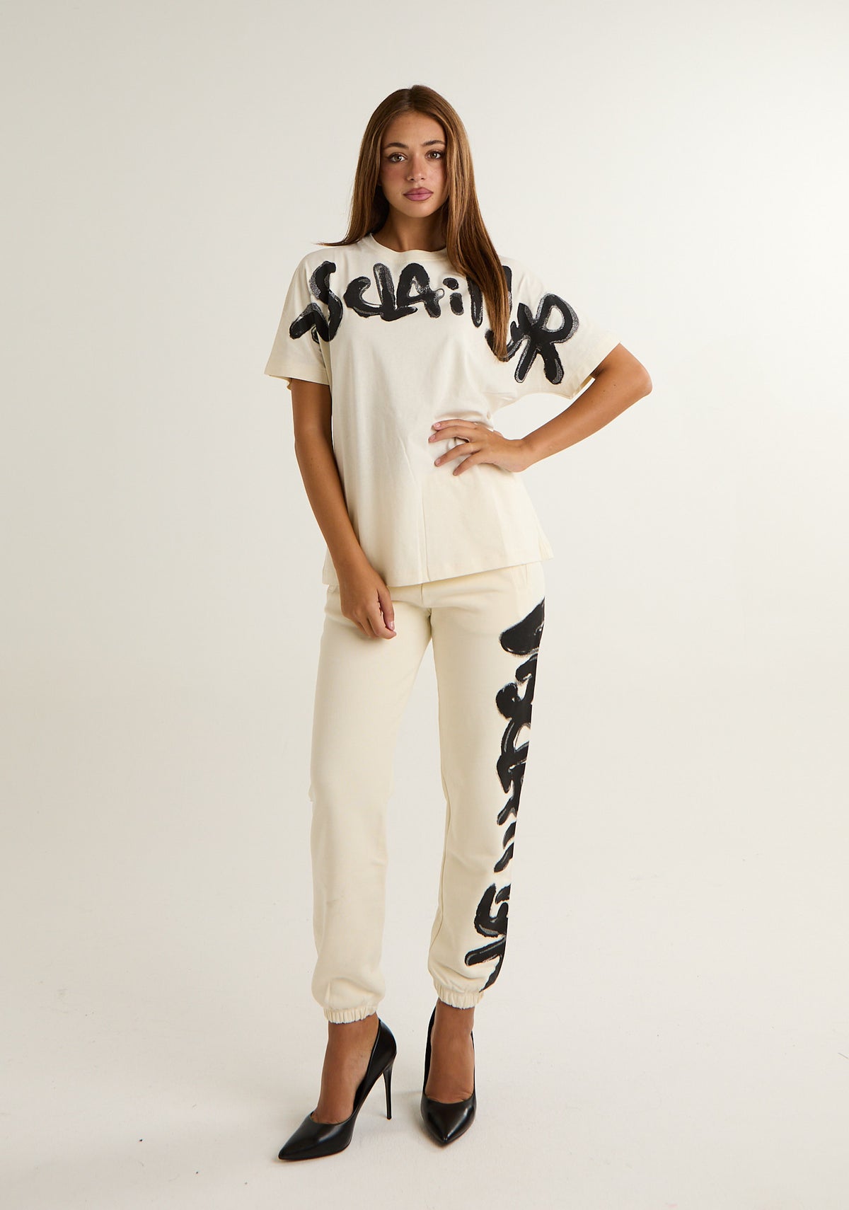 Pantalone tuta con stampa street
