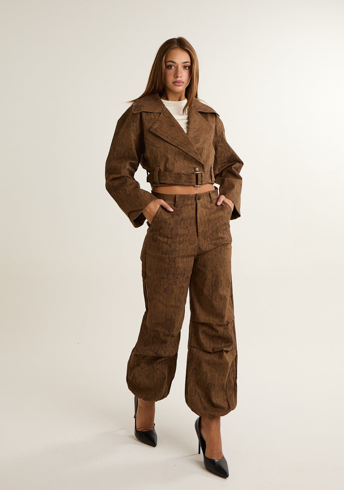 Pantalone in gabardine