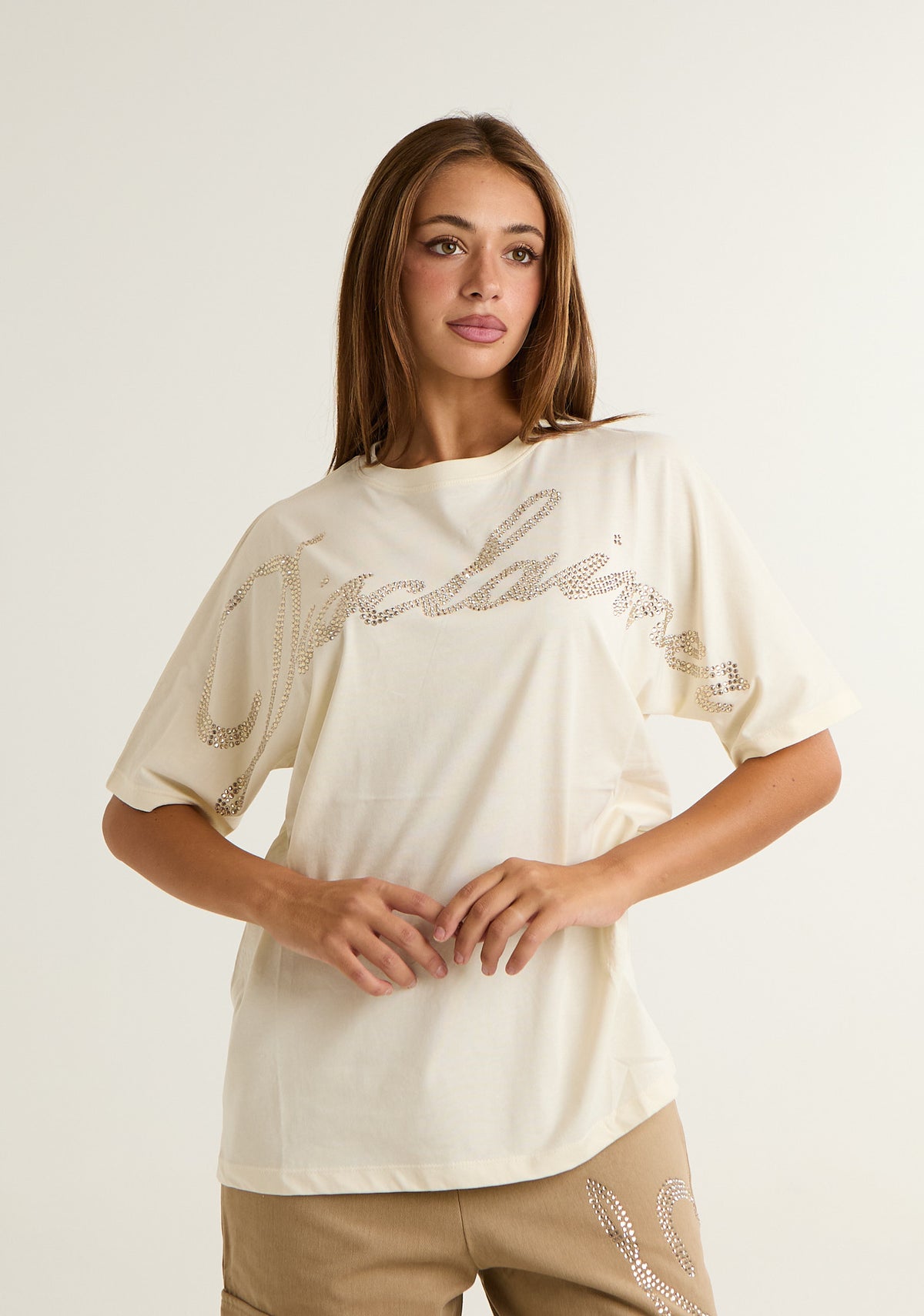 T-shirt con applicazioni