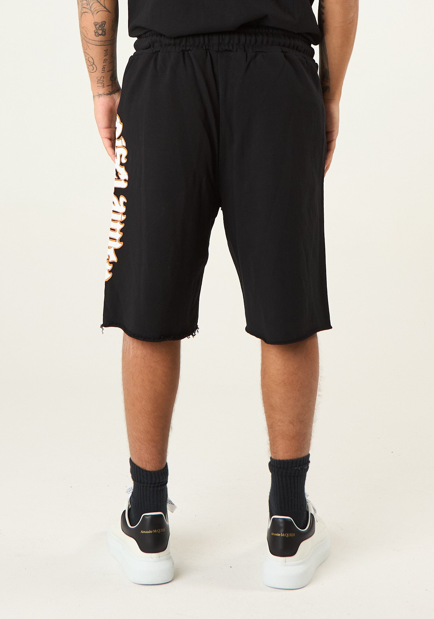 Bermuda con stampa fuego