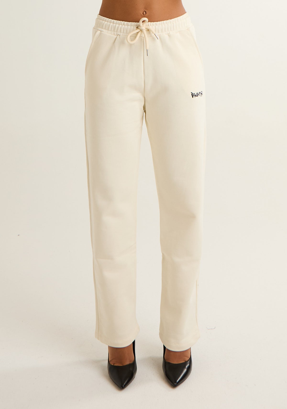 Pantalone in felpa a gambe dritte