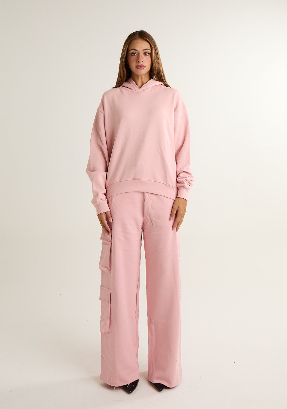 Felpa basic con cappuccio