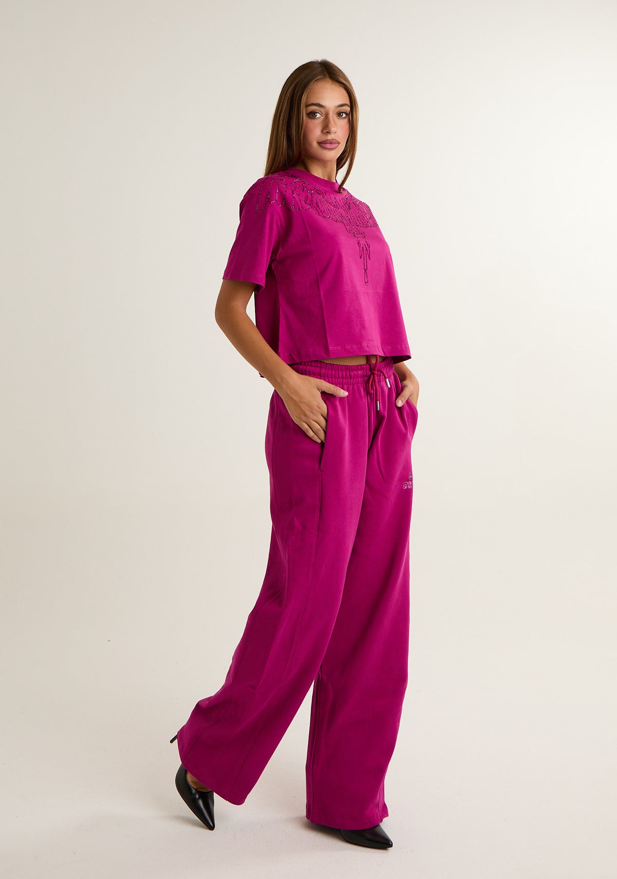 Pantalone palazzo in tuta