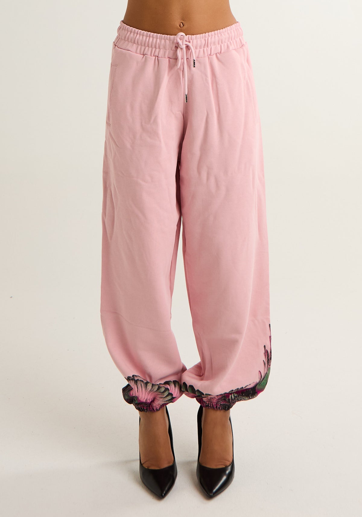 Pantalone tuta con ali colorate