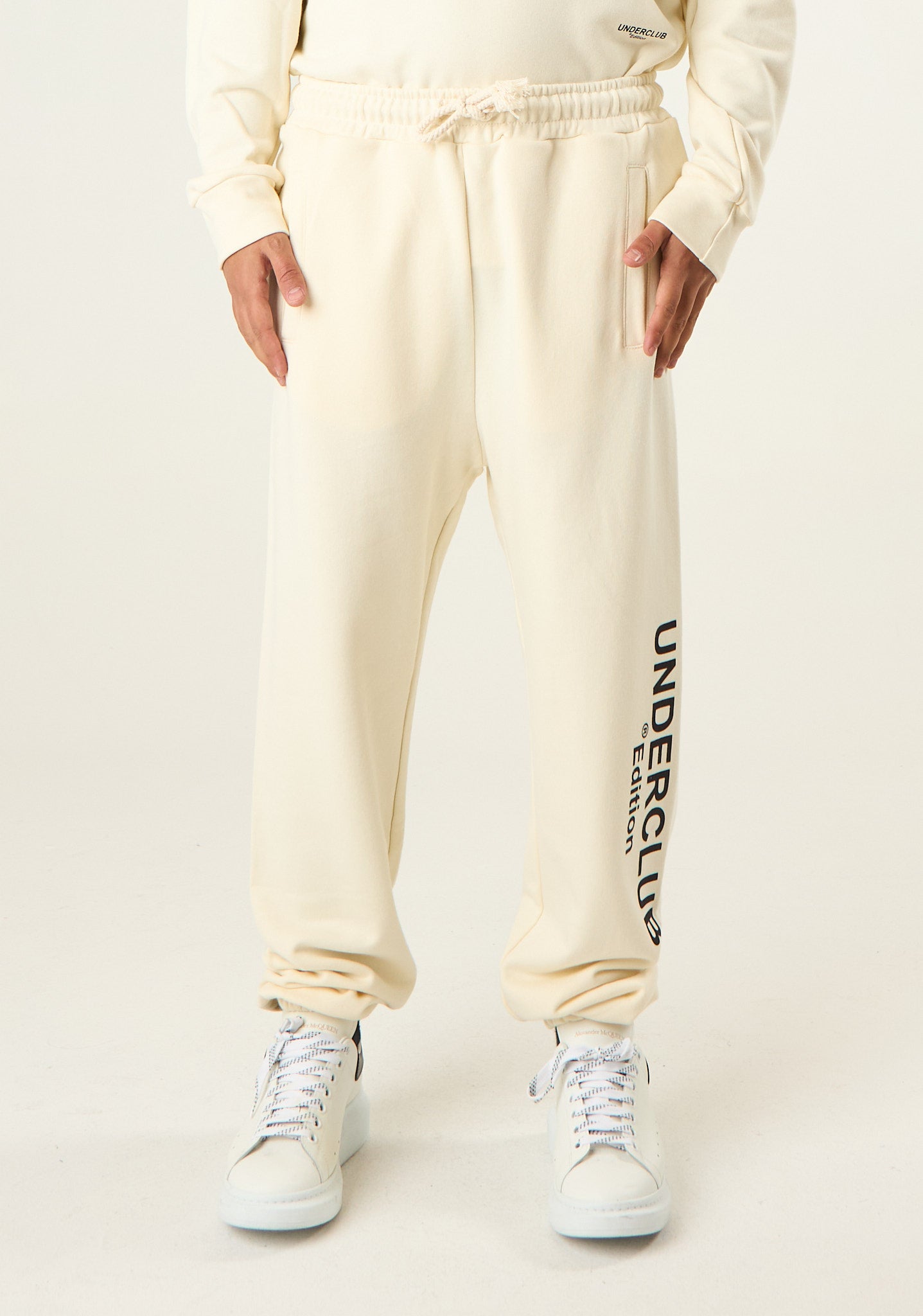 Pantalone tuta con stampa laterale