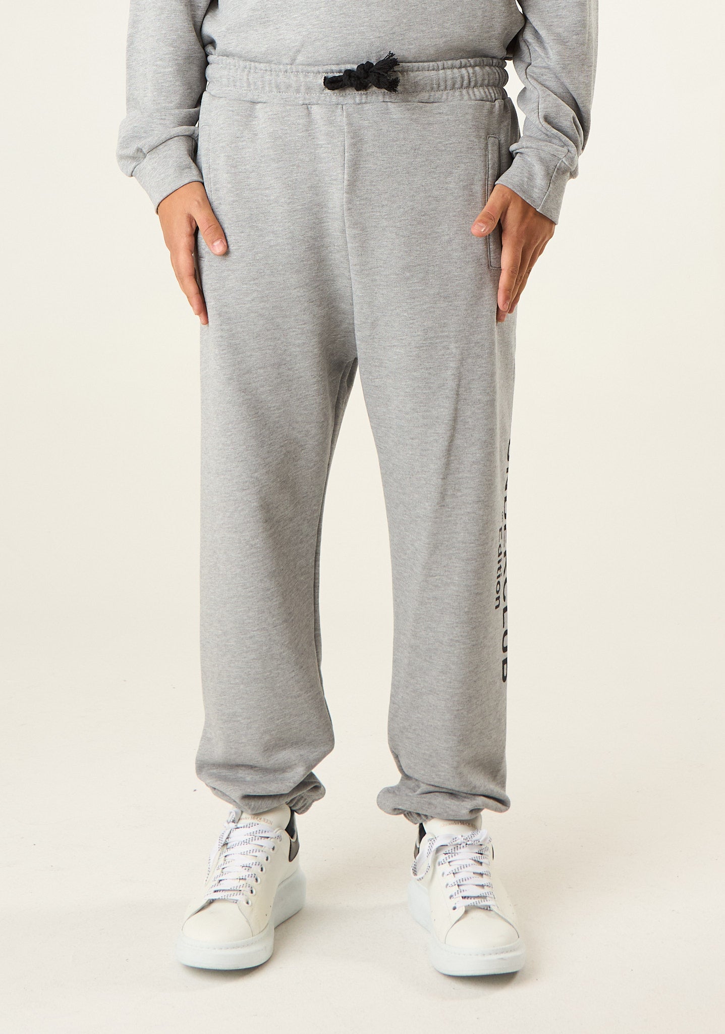 Pantalone tuta con stampa laterale