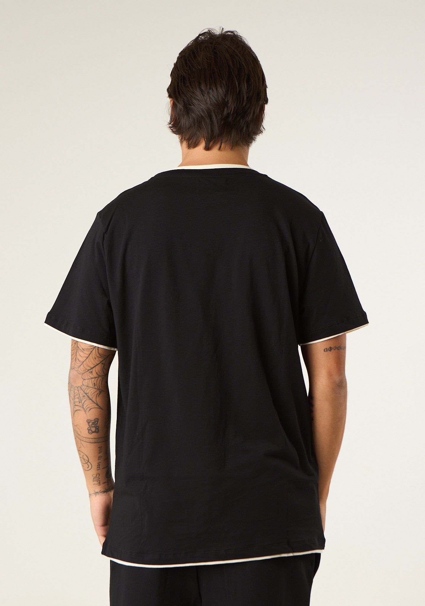 T-shirt in look doppiato