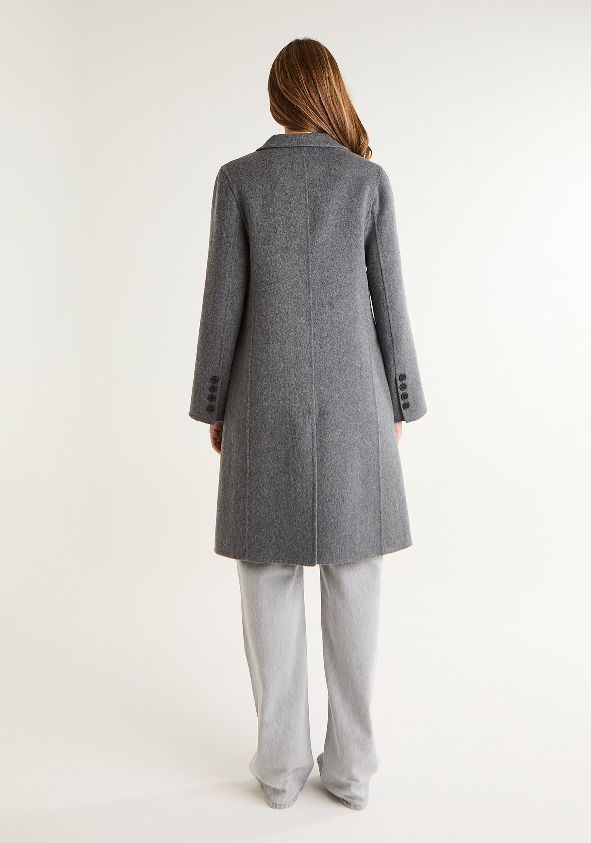 Cappotto midi in panno