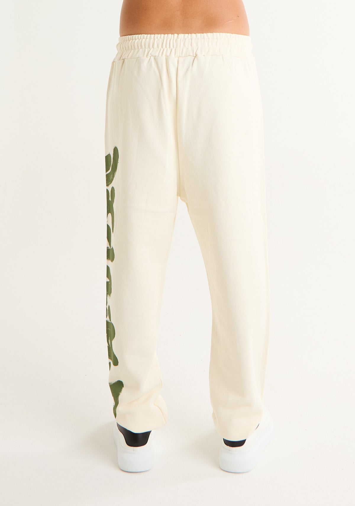 Pantalone tuta con stampa laterale