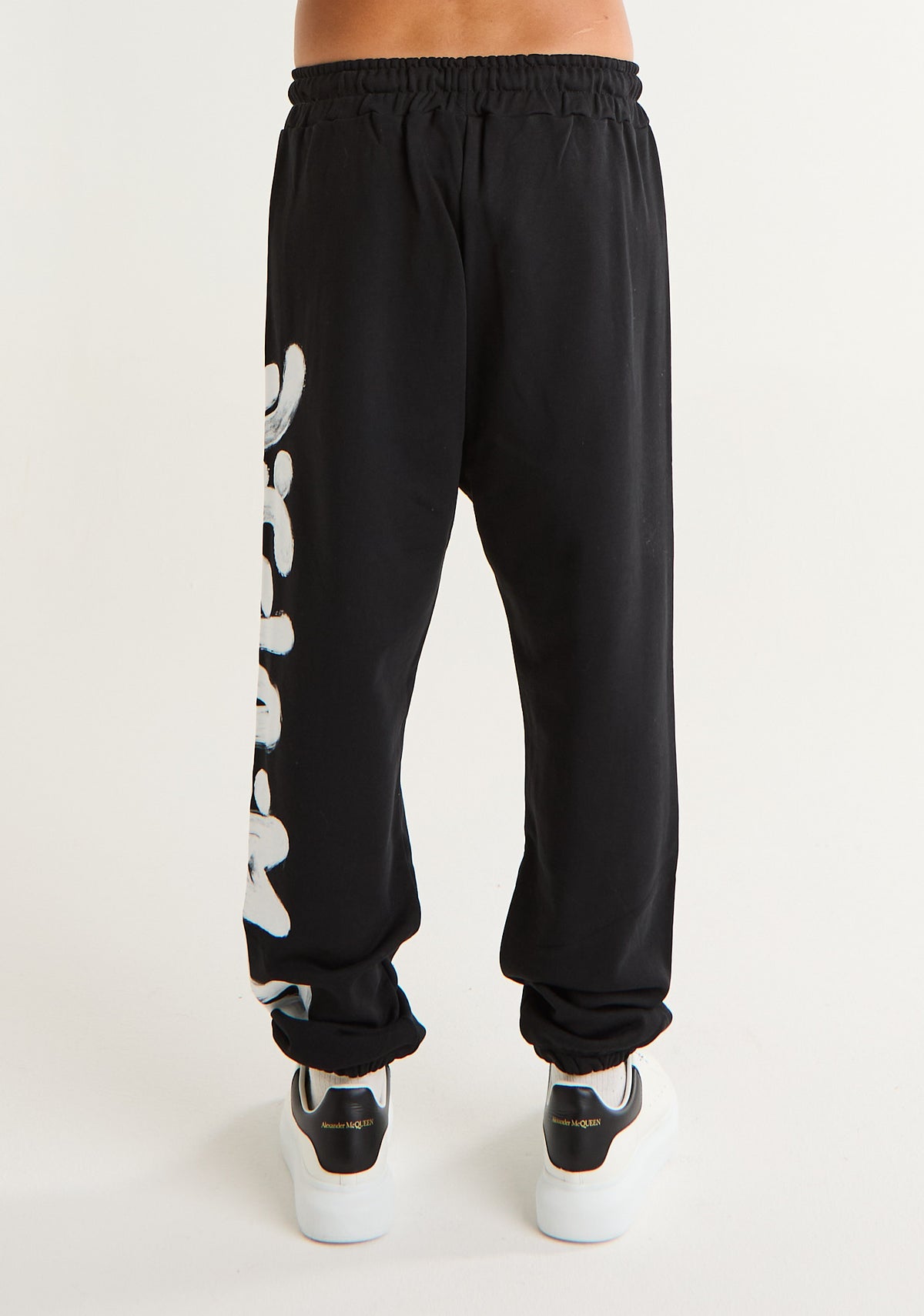 Pantalone tuta con stampa laterale