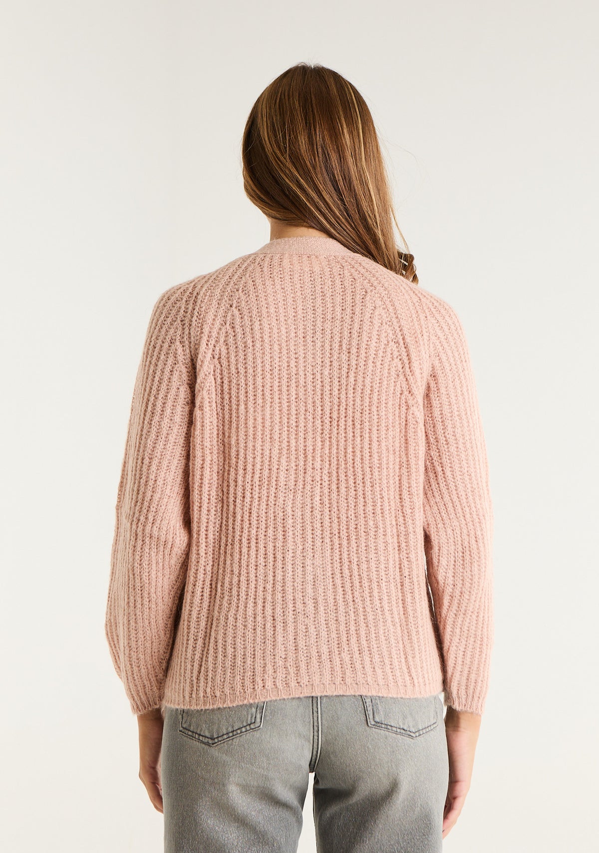 Cardigan con applicazioni