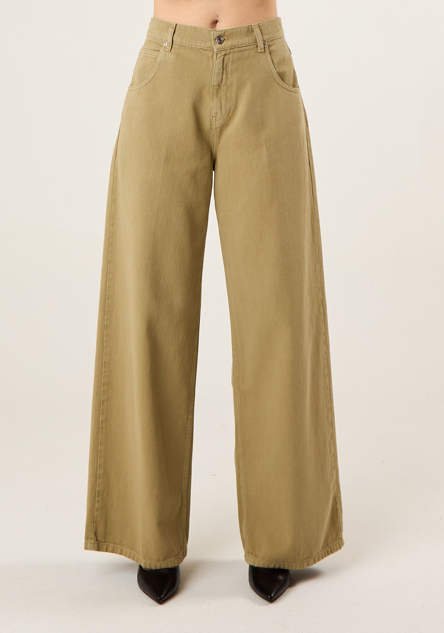 Jeans colorato Mia a gamba larga