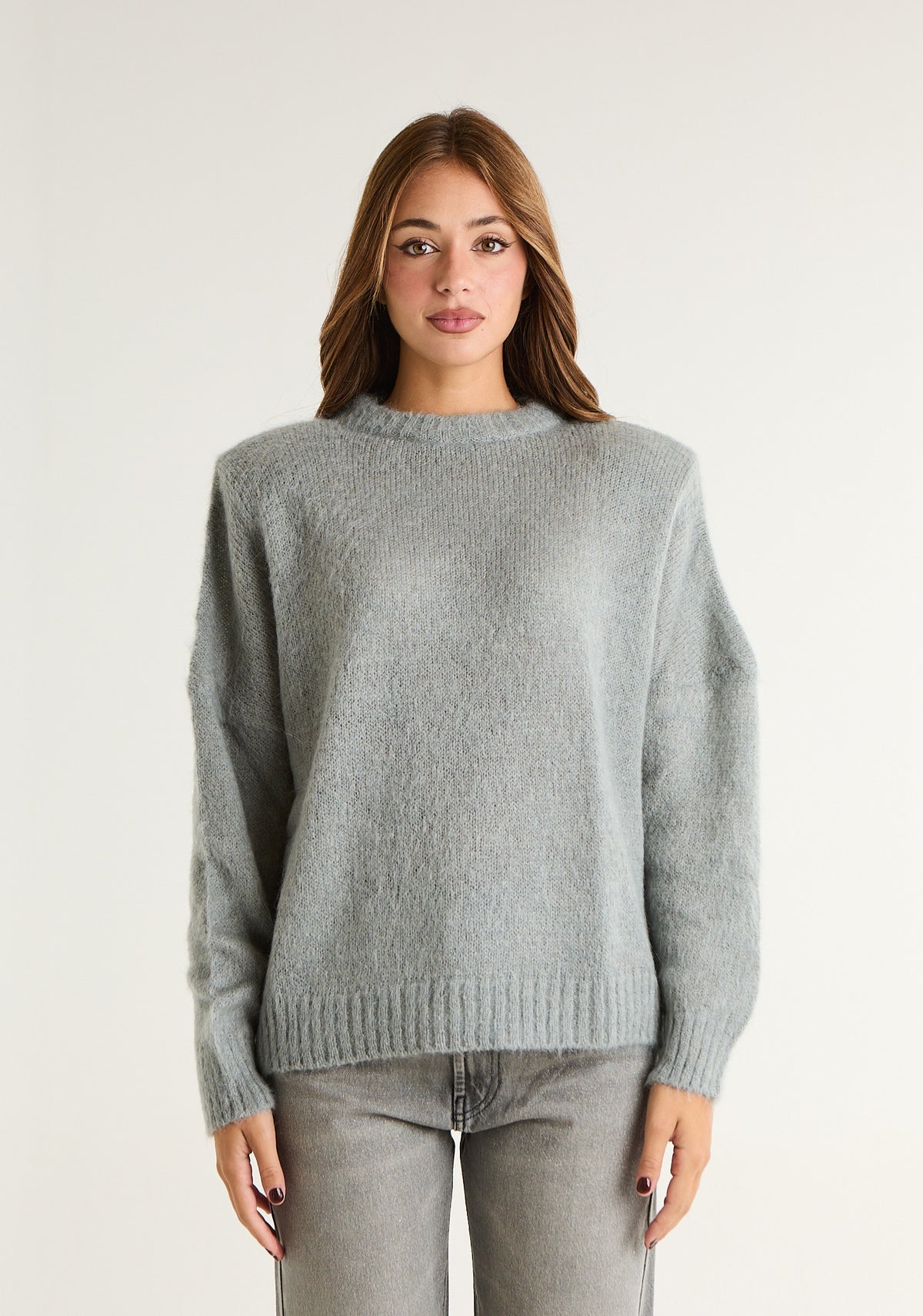 Maglia in misto angora