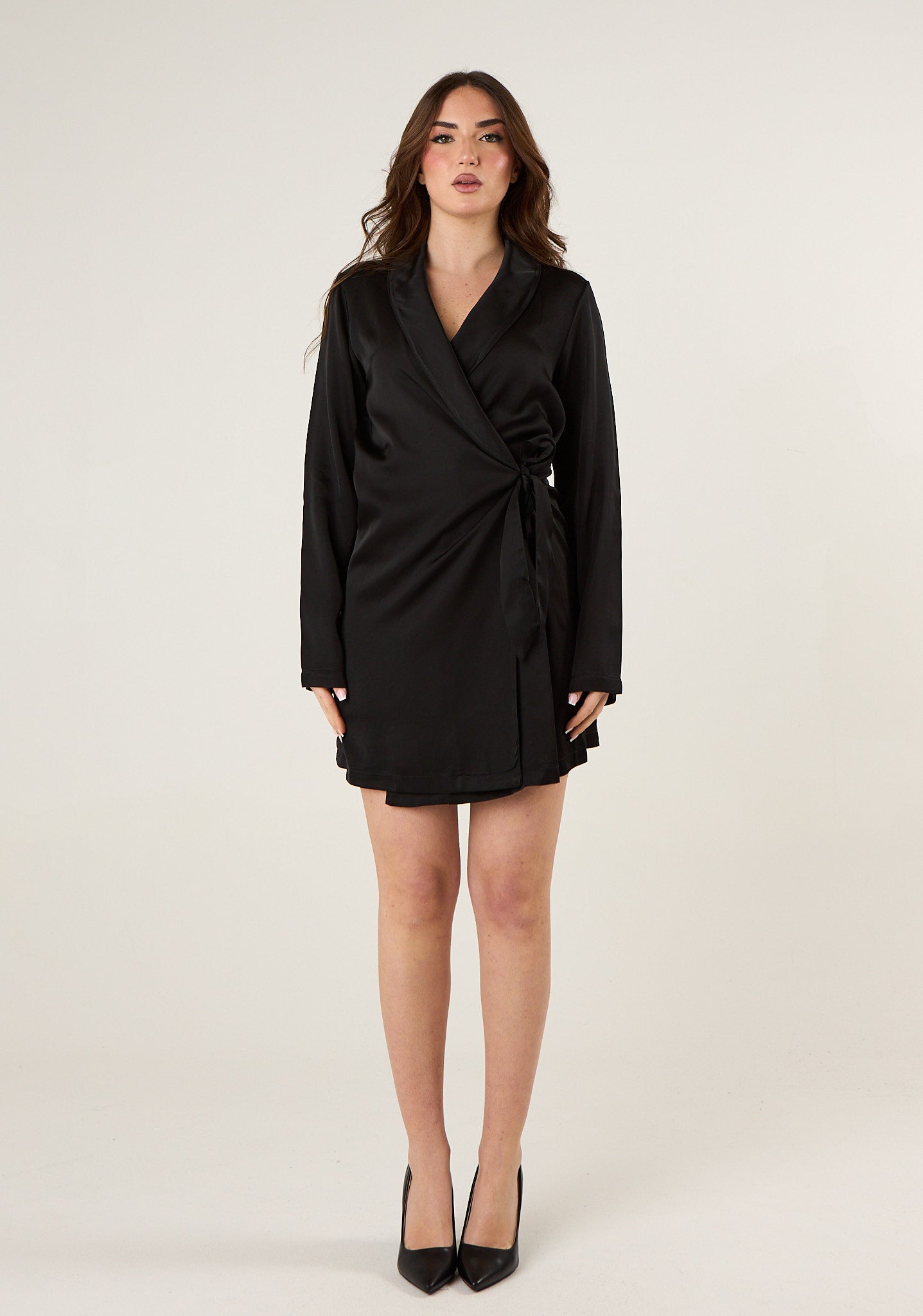 Abito corto a portafoglio