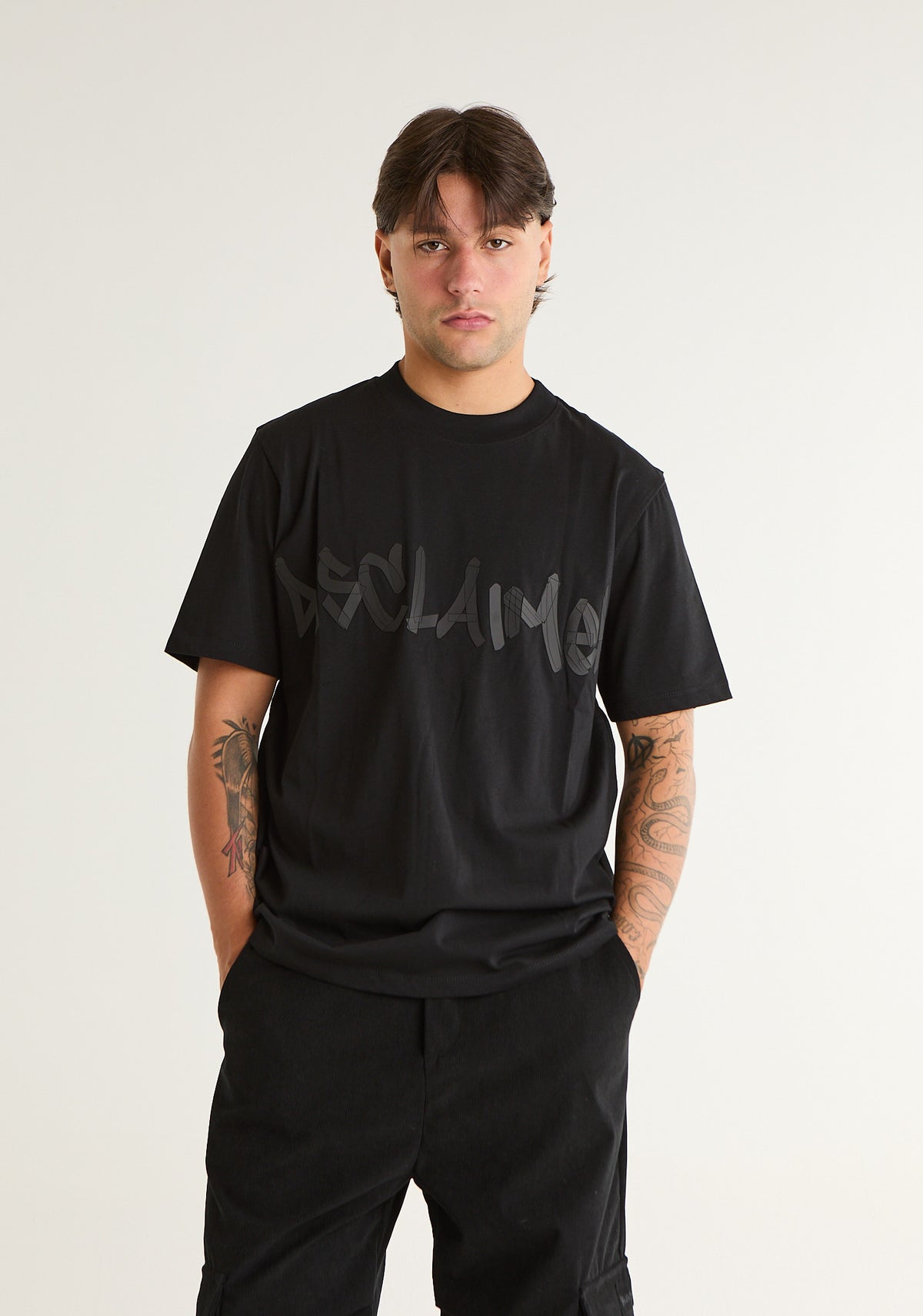 T-shirt con stampa centrale